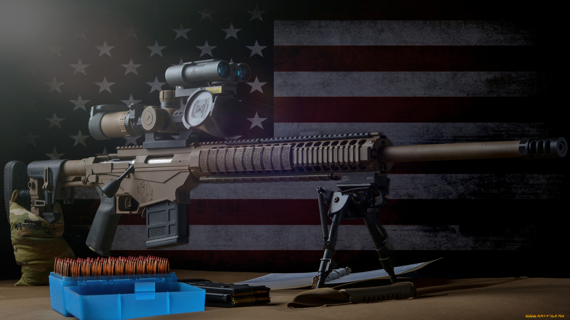 оружие, снайперская, винтовка, снайперка