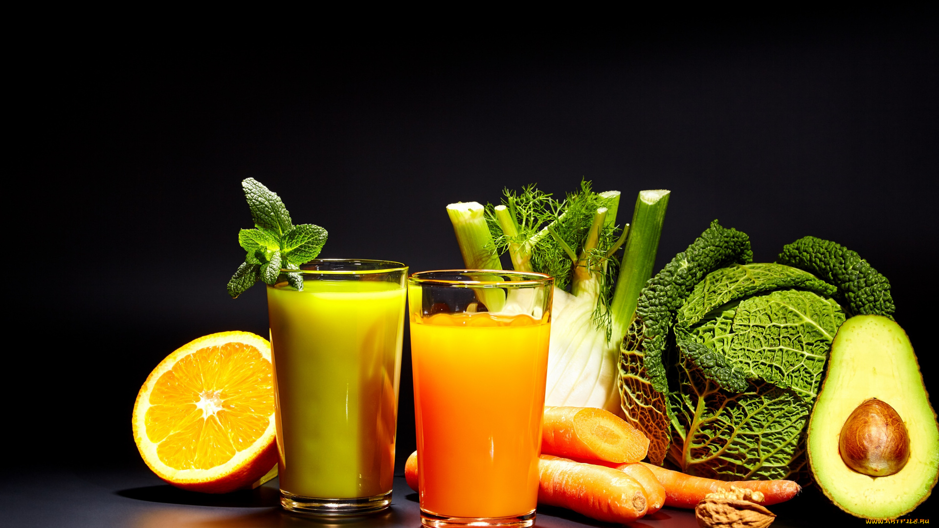 еда, напитки, , сок, апельсин, цитрус, авокадо, капуста, зелень, сок
