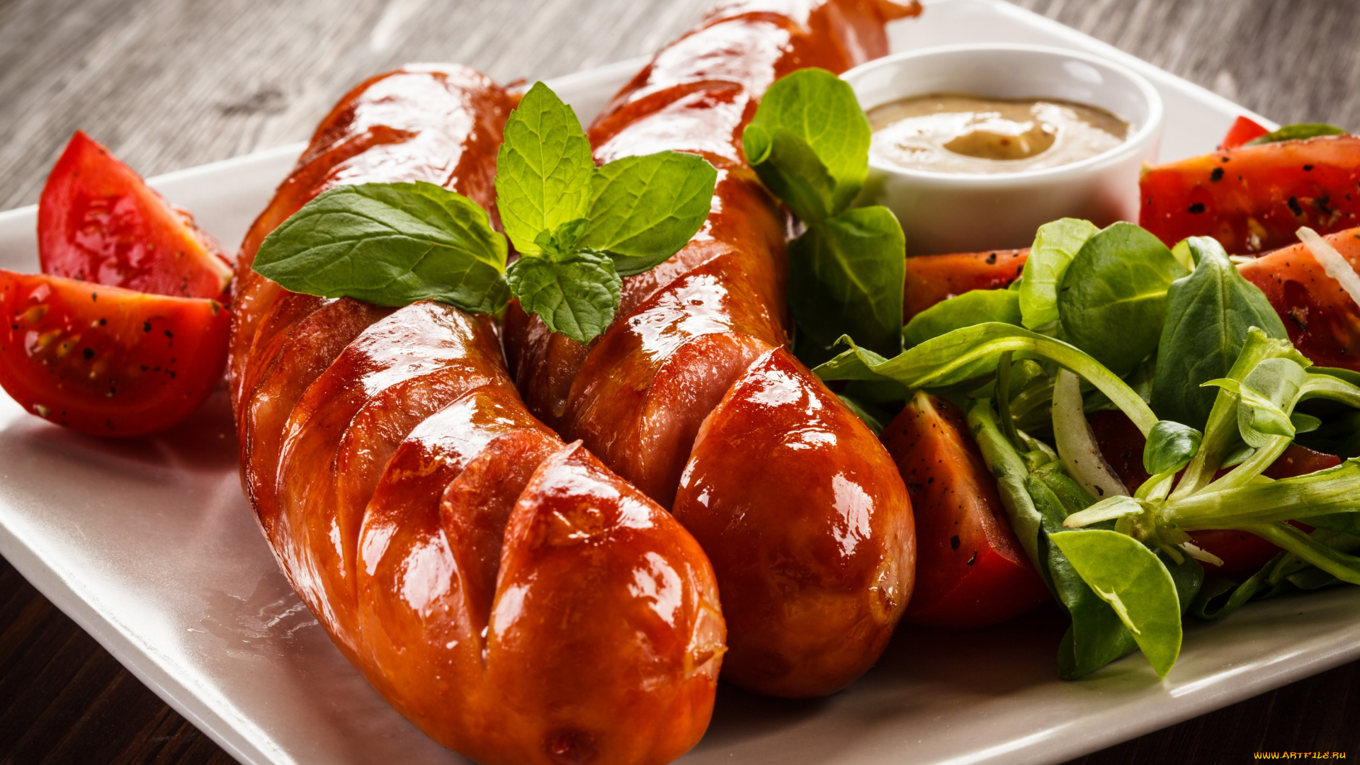 еда, шашлык, , барбекю, сосиски, гриль, зелень, горчица, томат