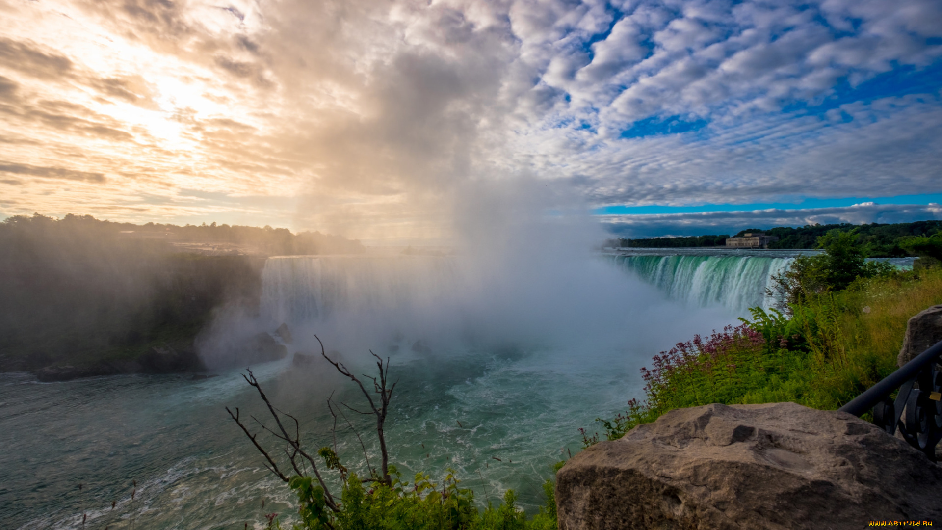 niagara, falls, , ca, природа, водопады, простор