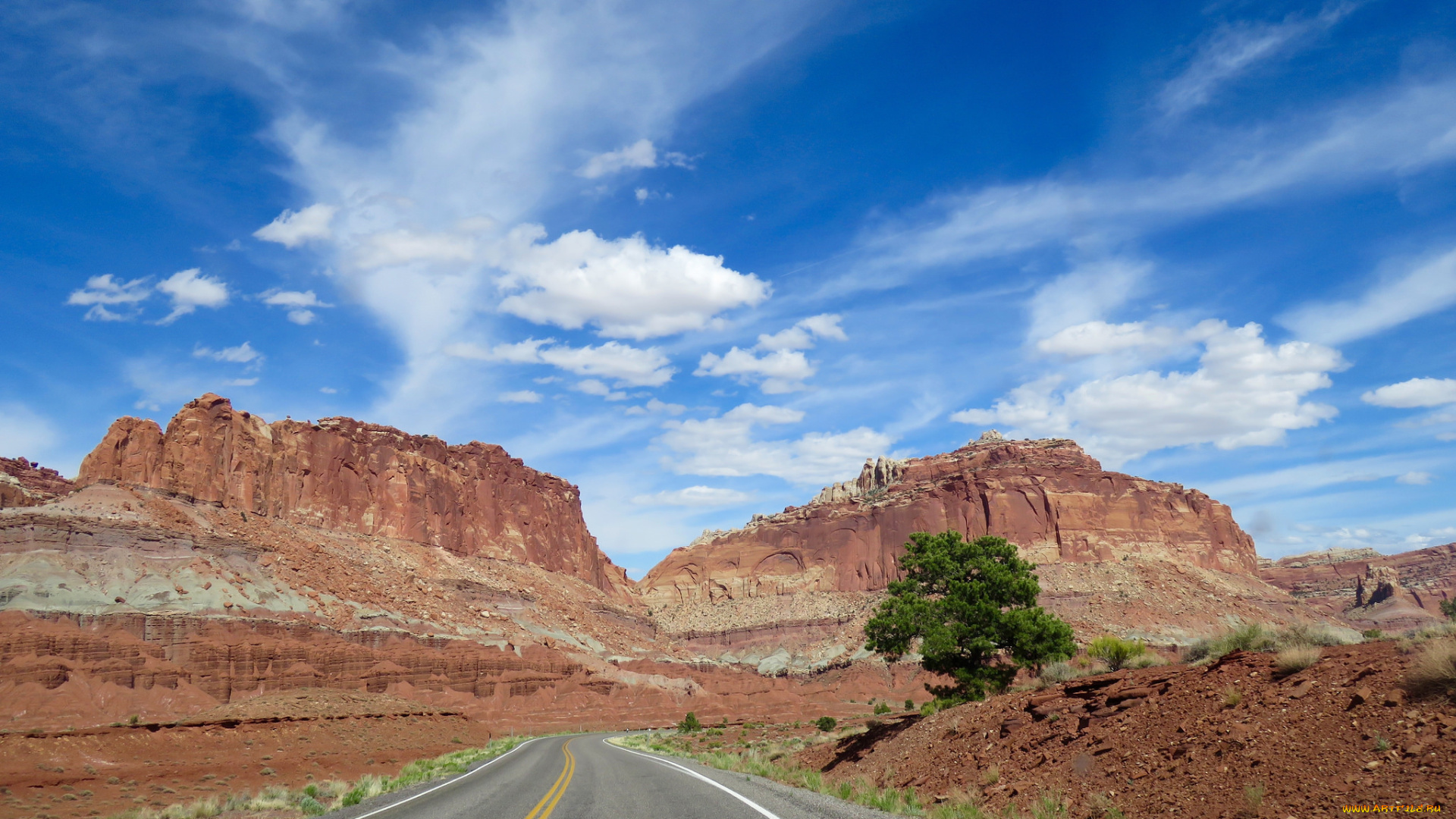 природа, дороги, простор