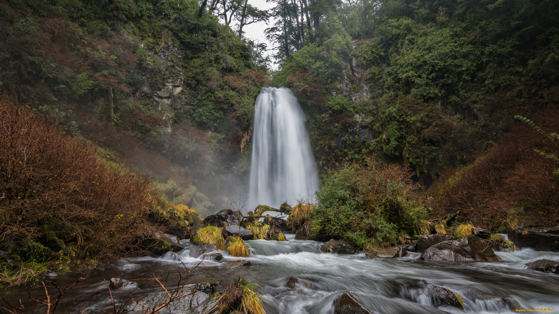 природа, водопады, простор