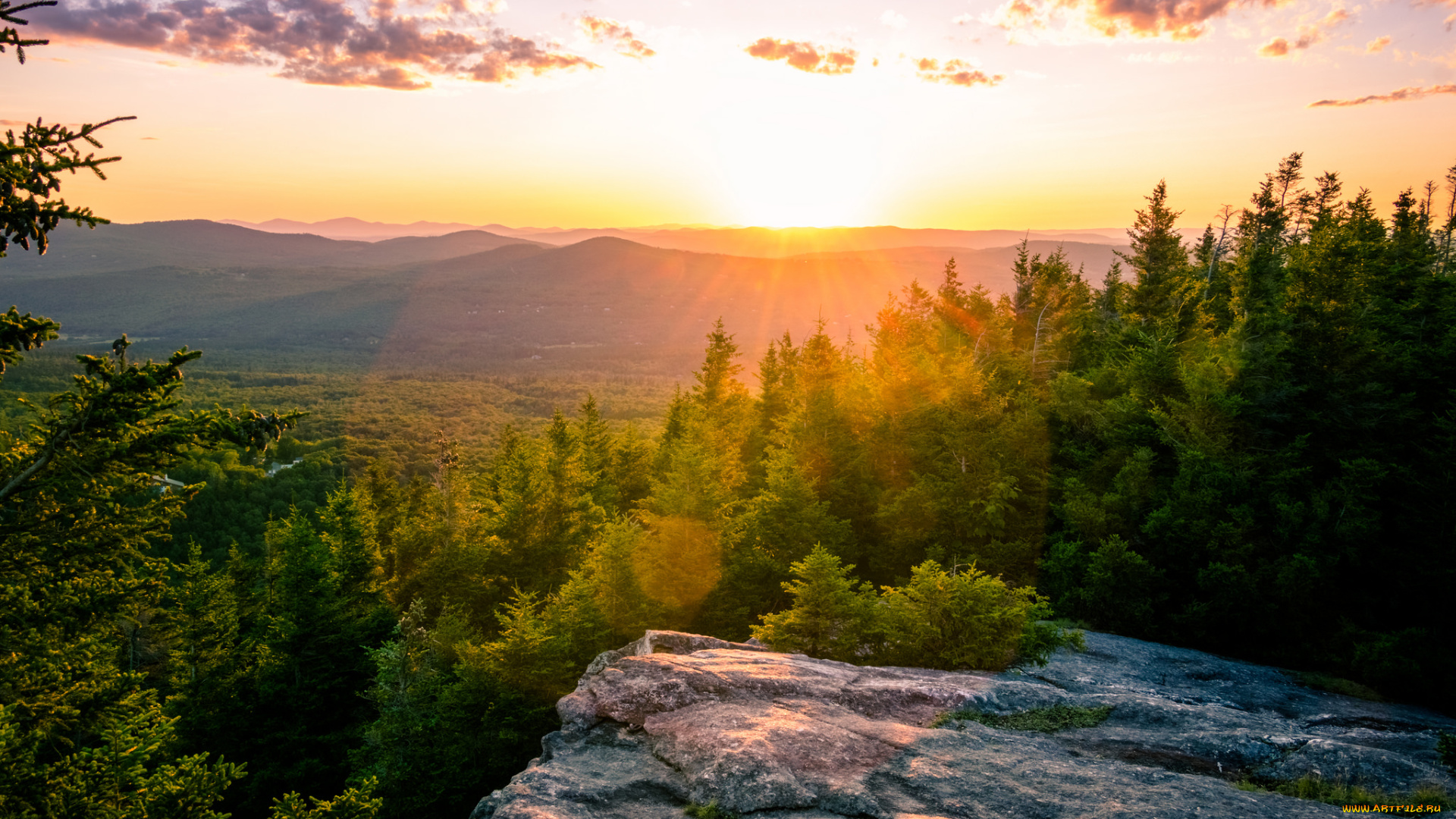 природа, восходы, закаты, простор