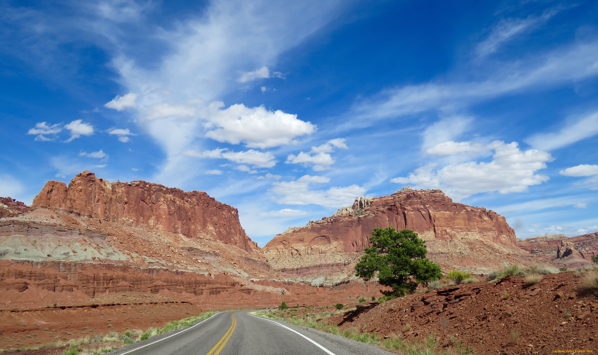 природа, дороги, простор