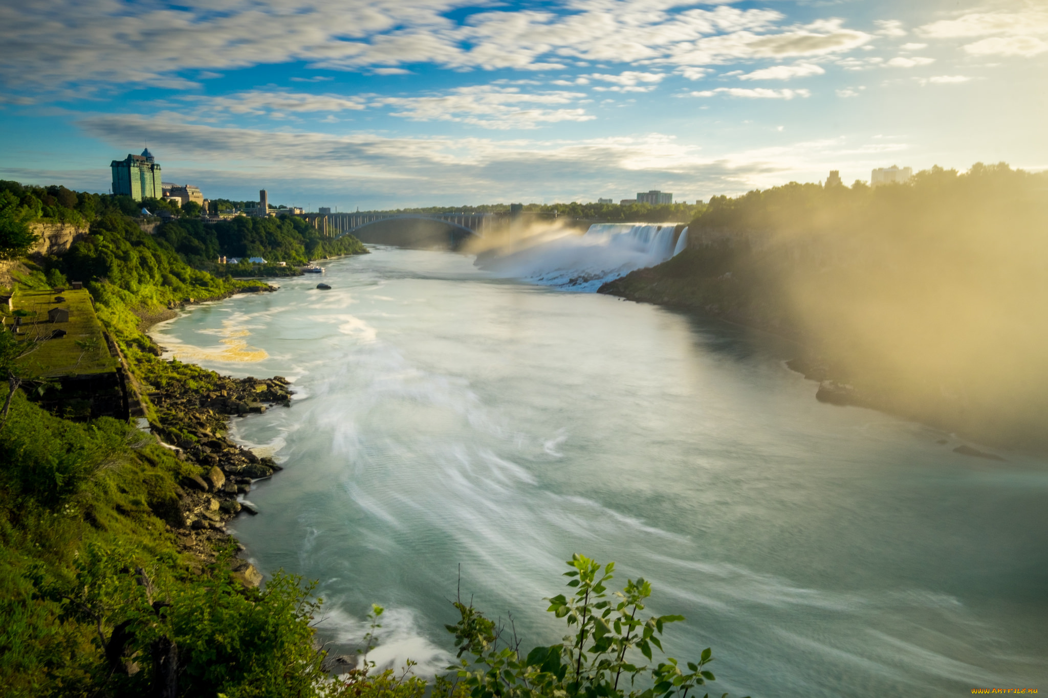 niagara, falls, , ca, природа, водопады, простор