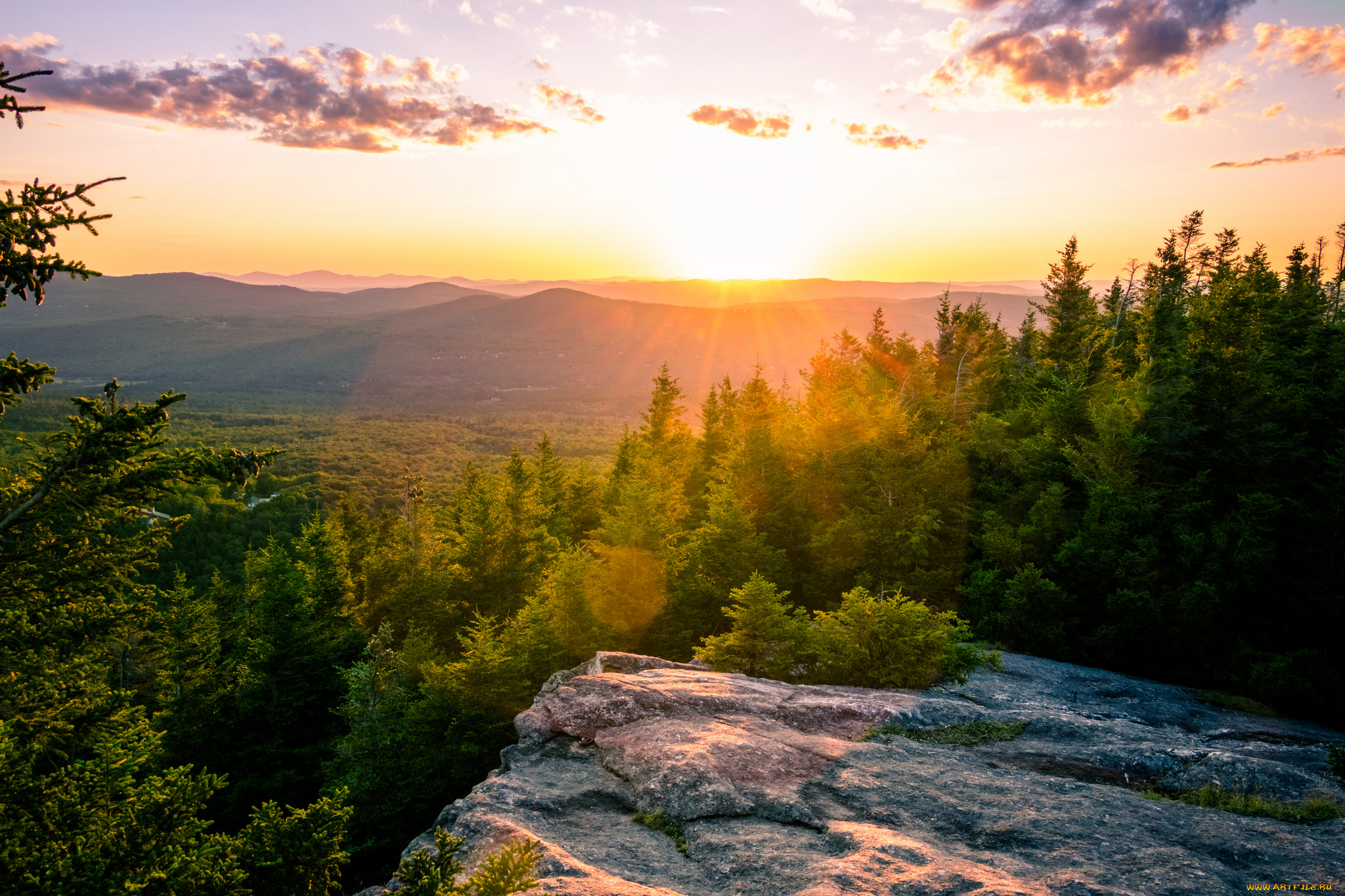 природа, восходы, закаты, простор