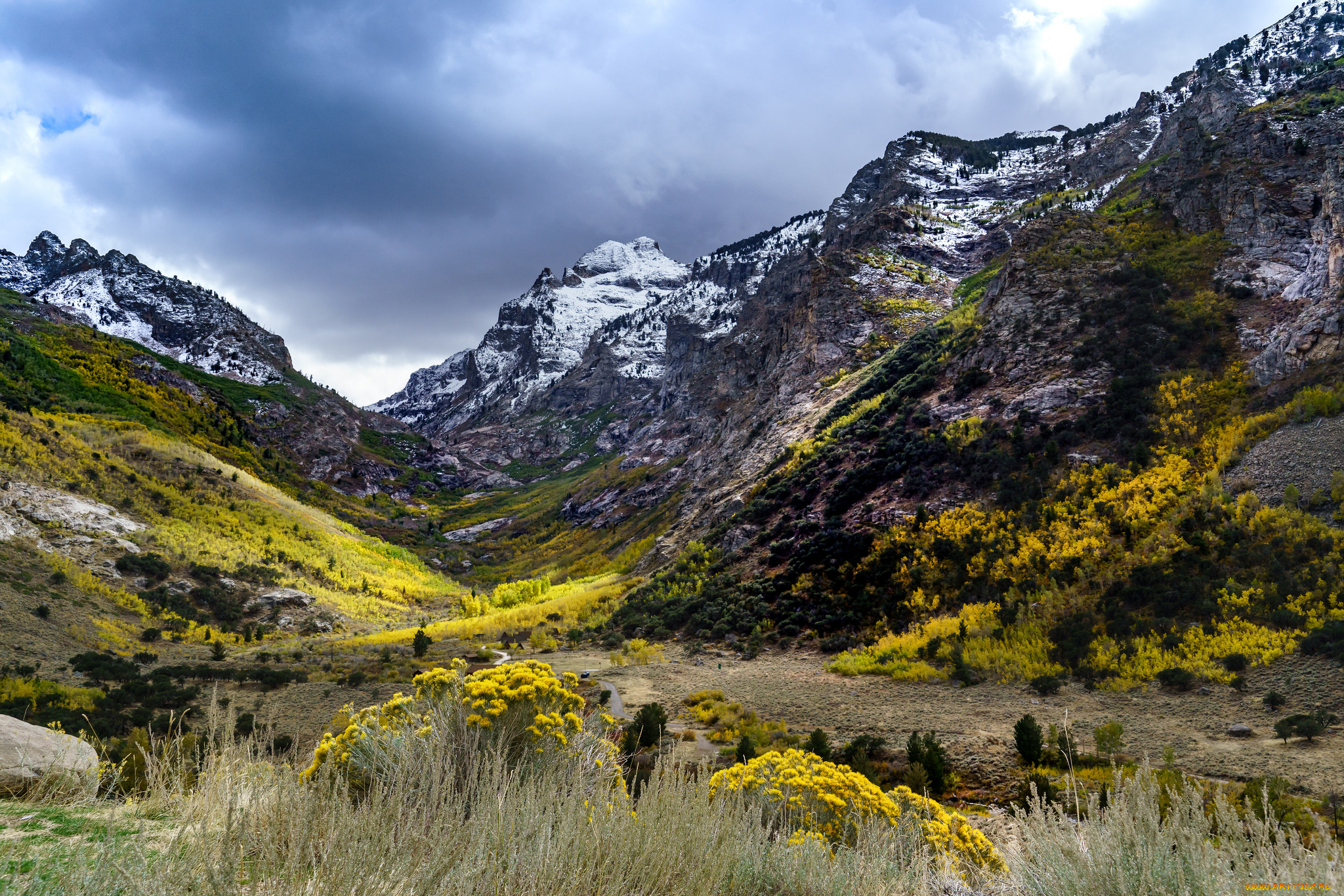 природа, горы, простор