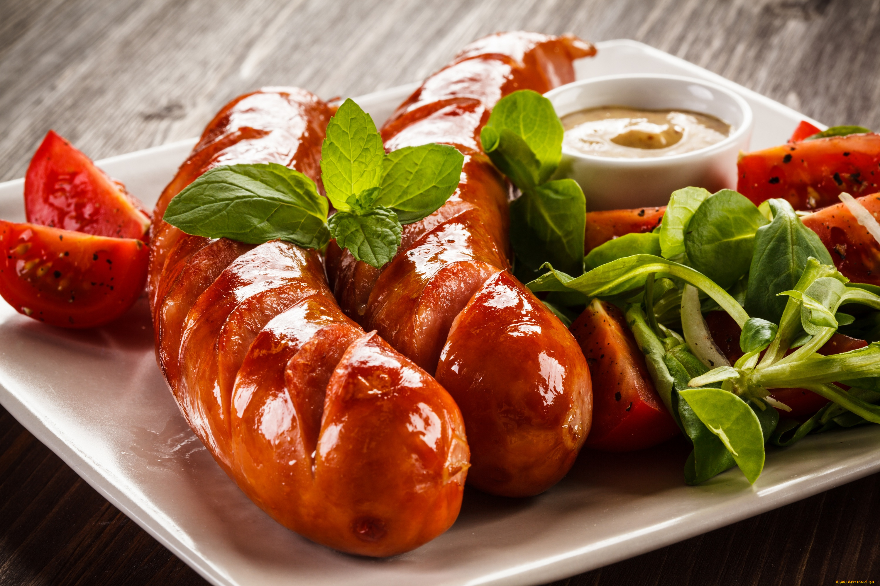 еда, шашлык, , барбекю, сосиски, гриль, зелень, горчица, томат