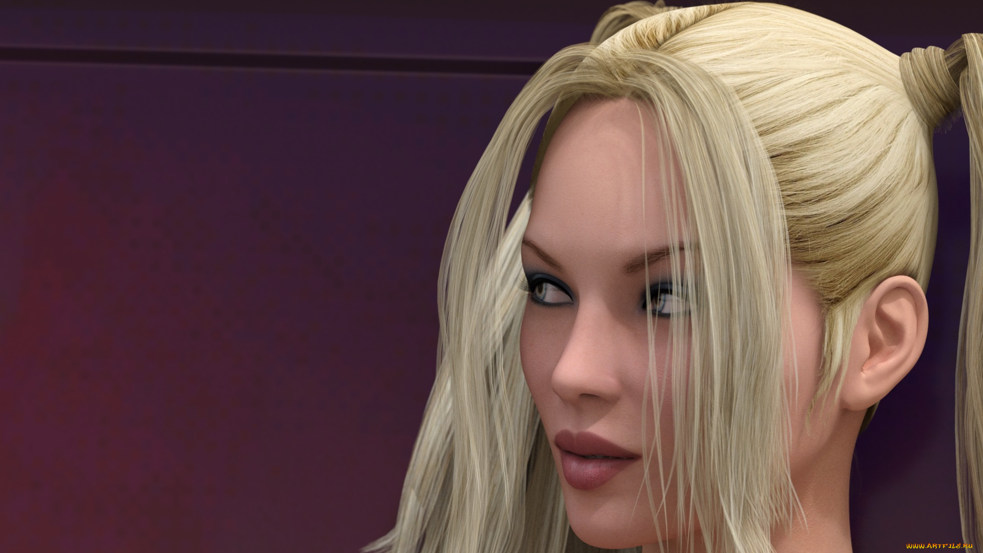 3д, графика, портрет, , portraits, фон, взгляд, девушка