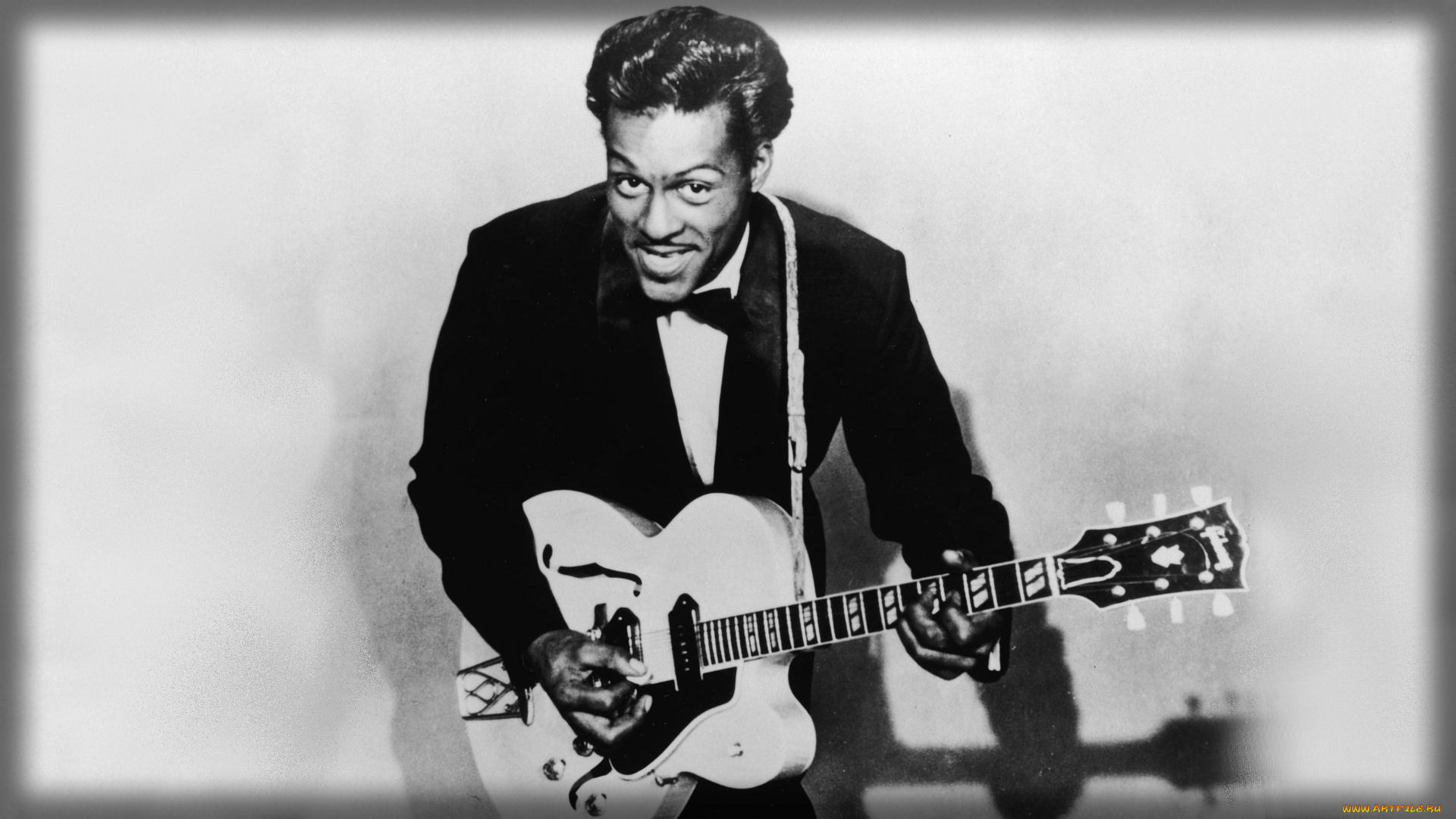 chuck-berry, музыка, -временный, музыкант