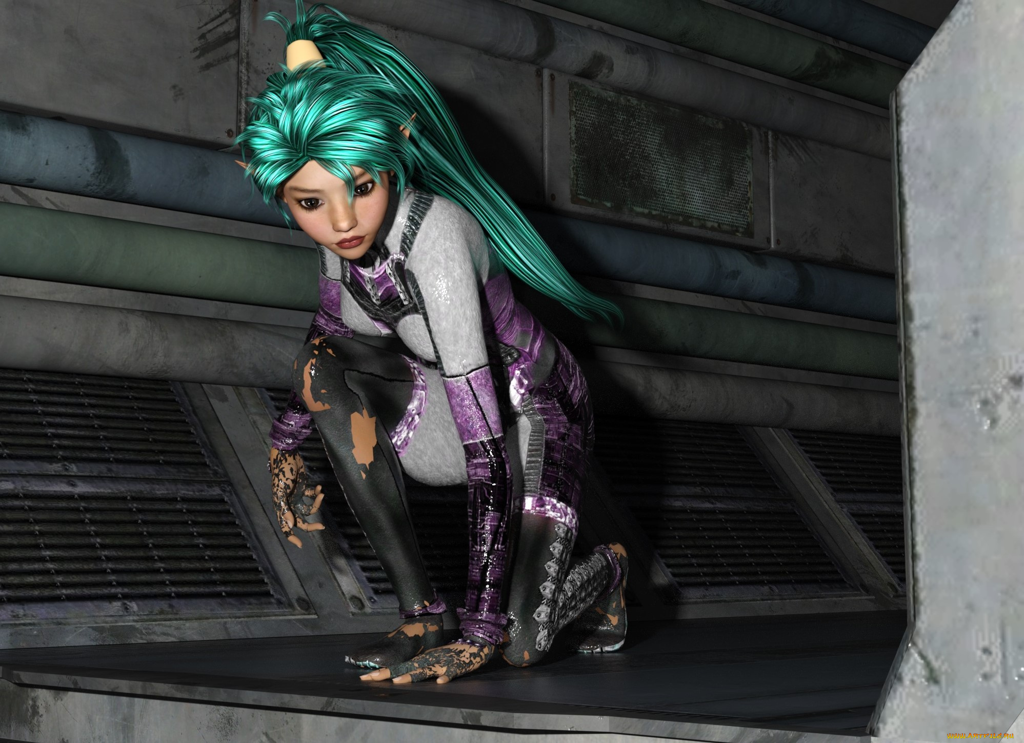 3д, графика, эльфы, , elves, фон, эльфийка, взгляд