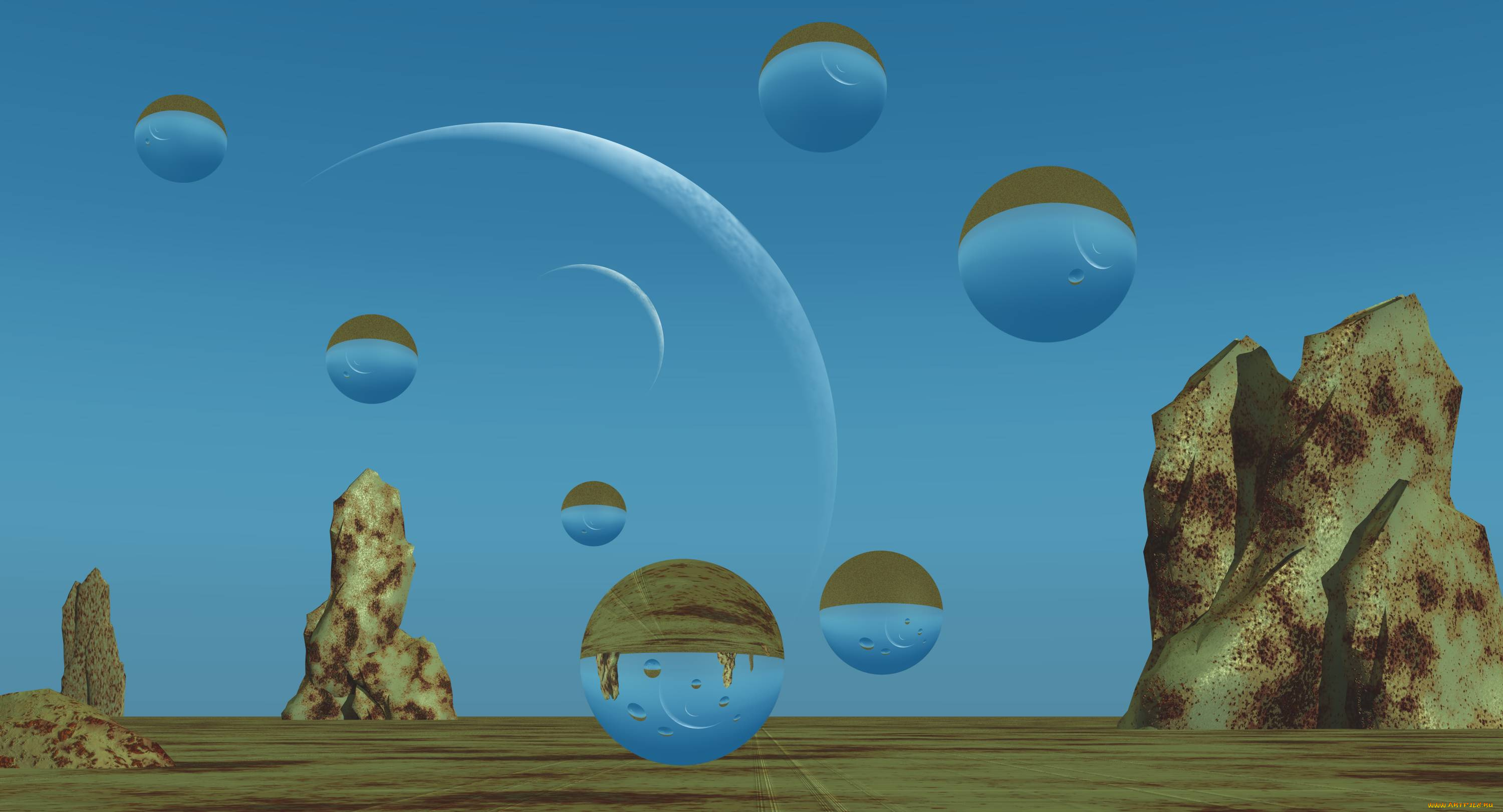 3д, графика, шары, , balls, шары, фон