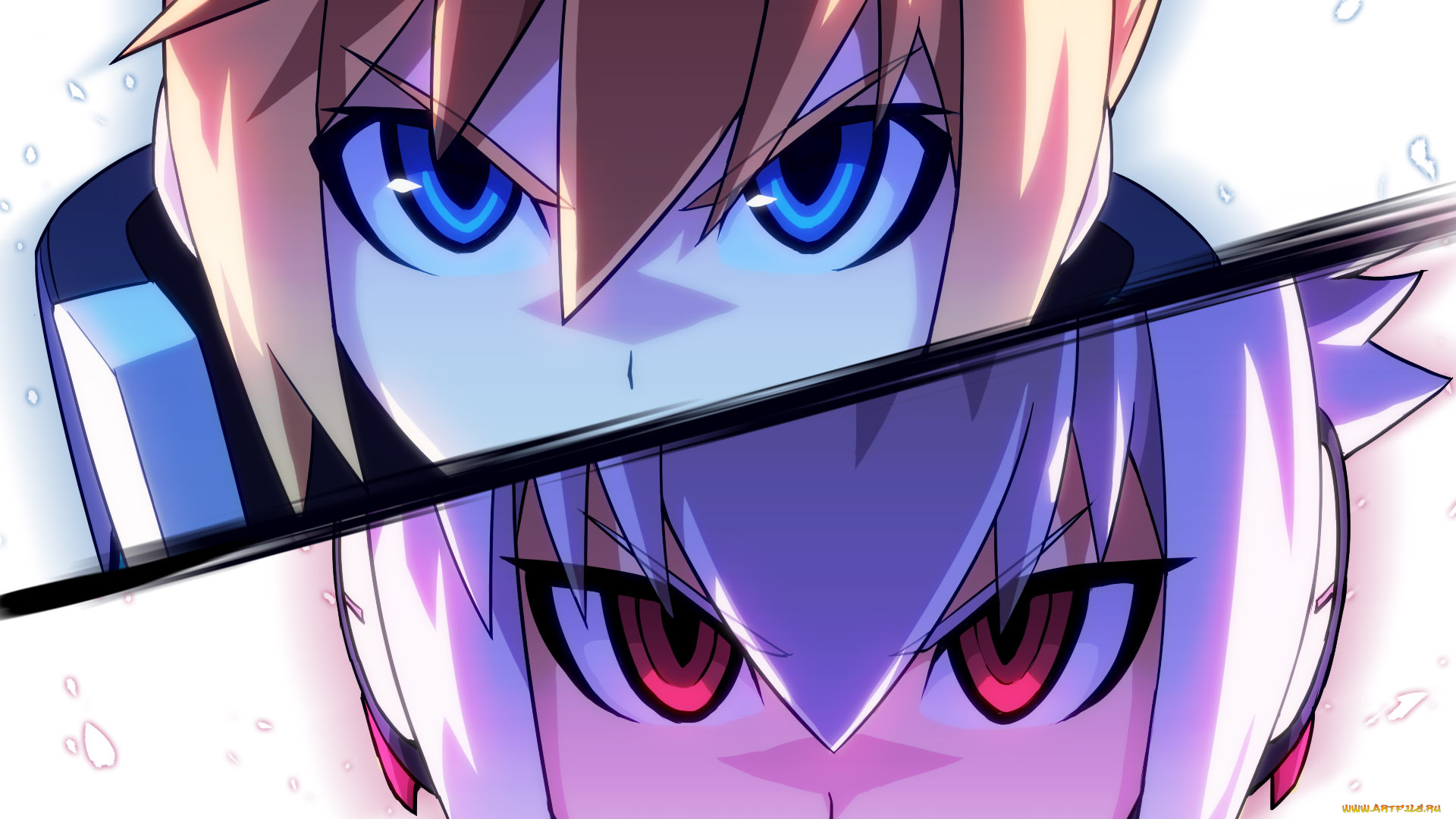 аниме, azure, striker, gunvolt, azure, striker, gunvolt, 2