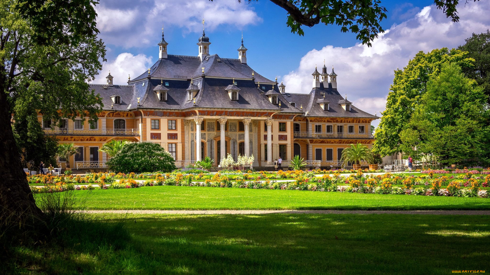 schloss, pillnitz, города, дрезден, , германия, schloss, pillnitz