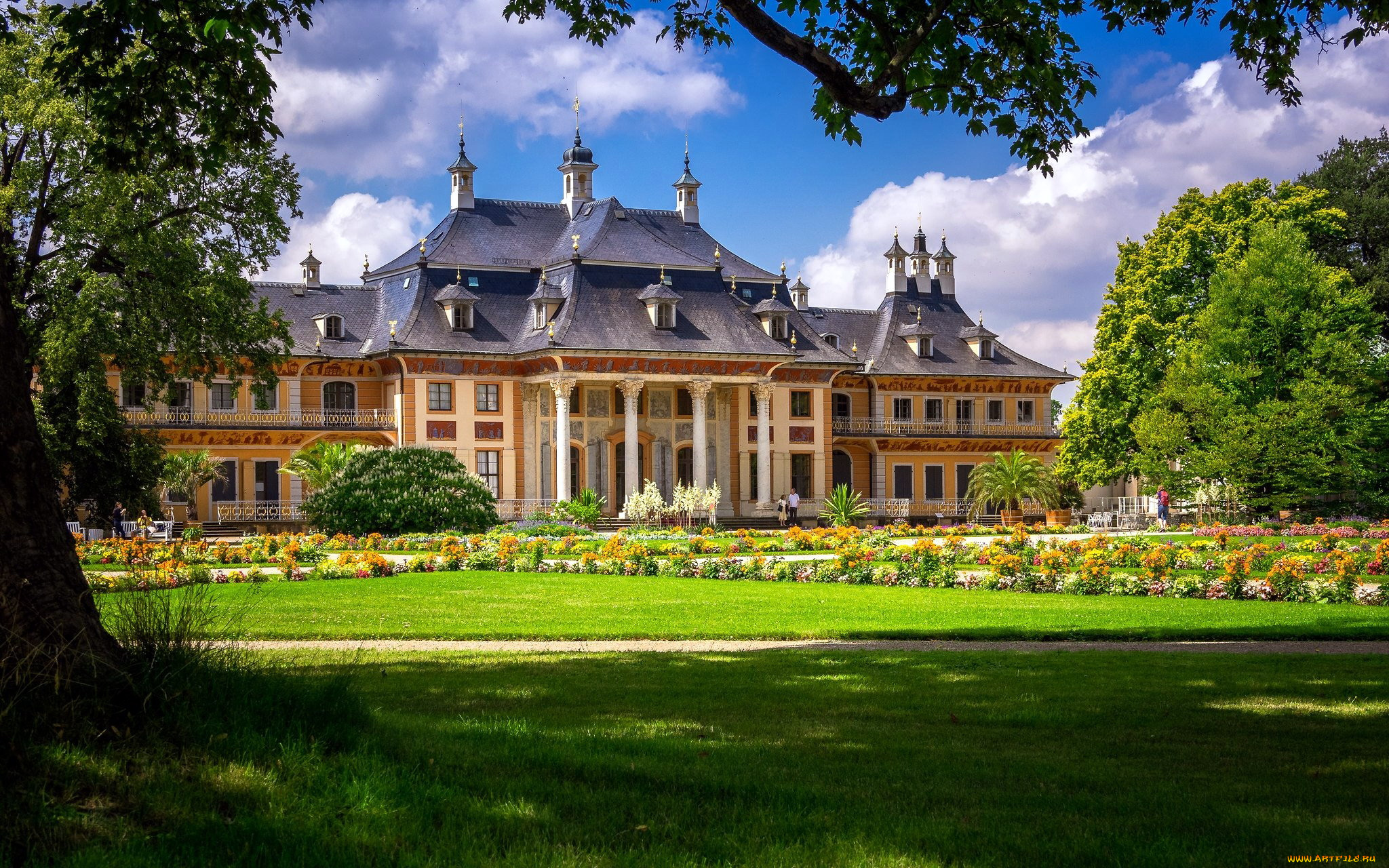schloss, pillnitz, города, дрезден, , германия, schloss, pillnitz