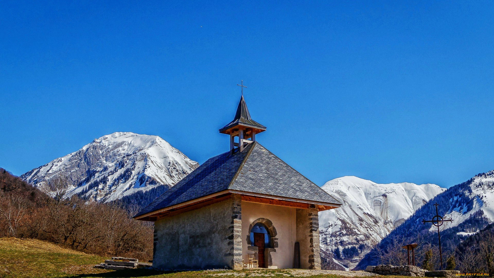 chapel, in, savoie, french, alps, города, -, католические, соборы, , костелы, , аббатства, chapel, in, savoie, french, alps