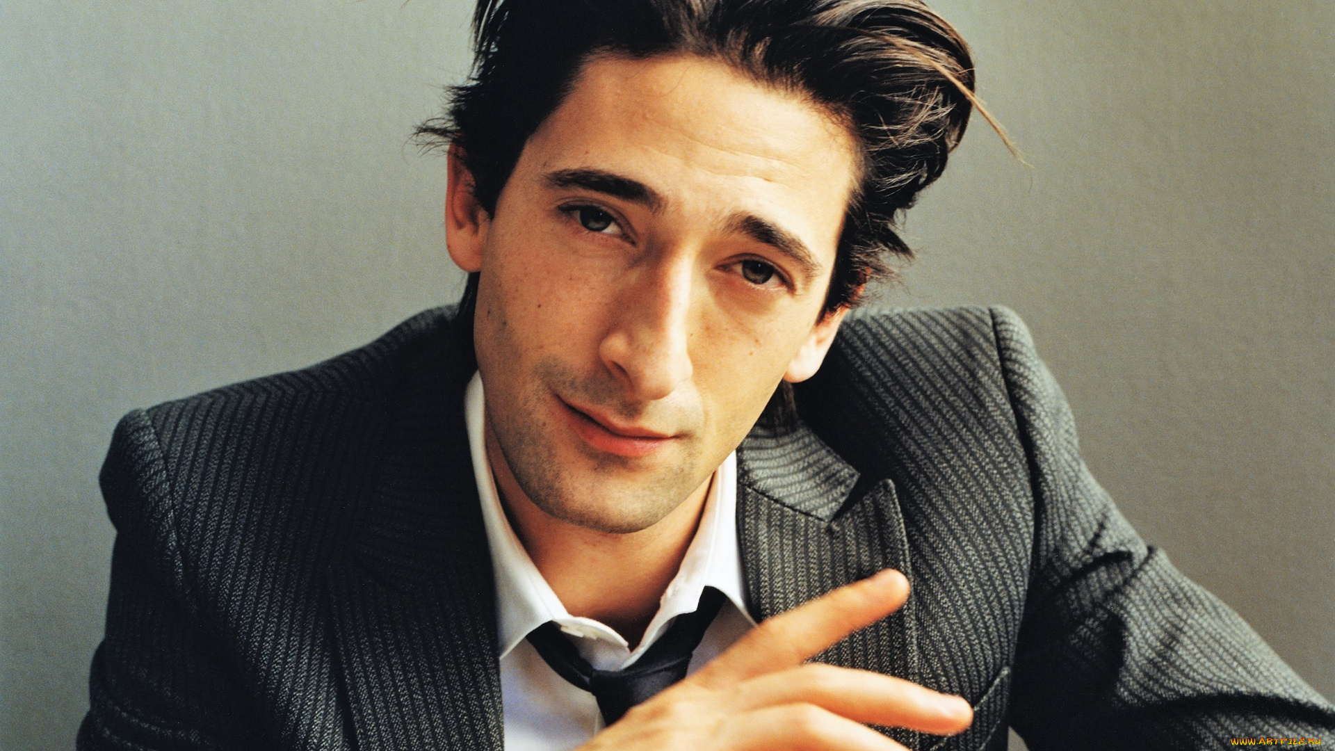 мужчины, adrien, brody, актер, лицо, пиджак