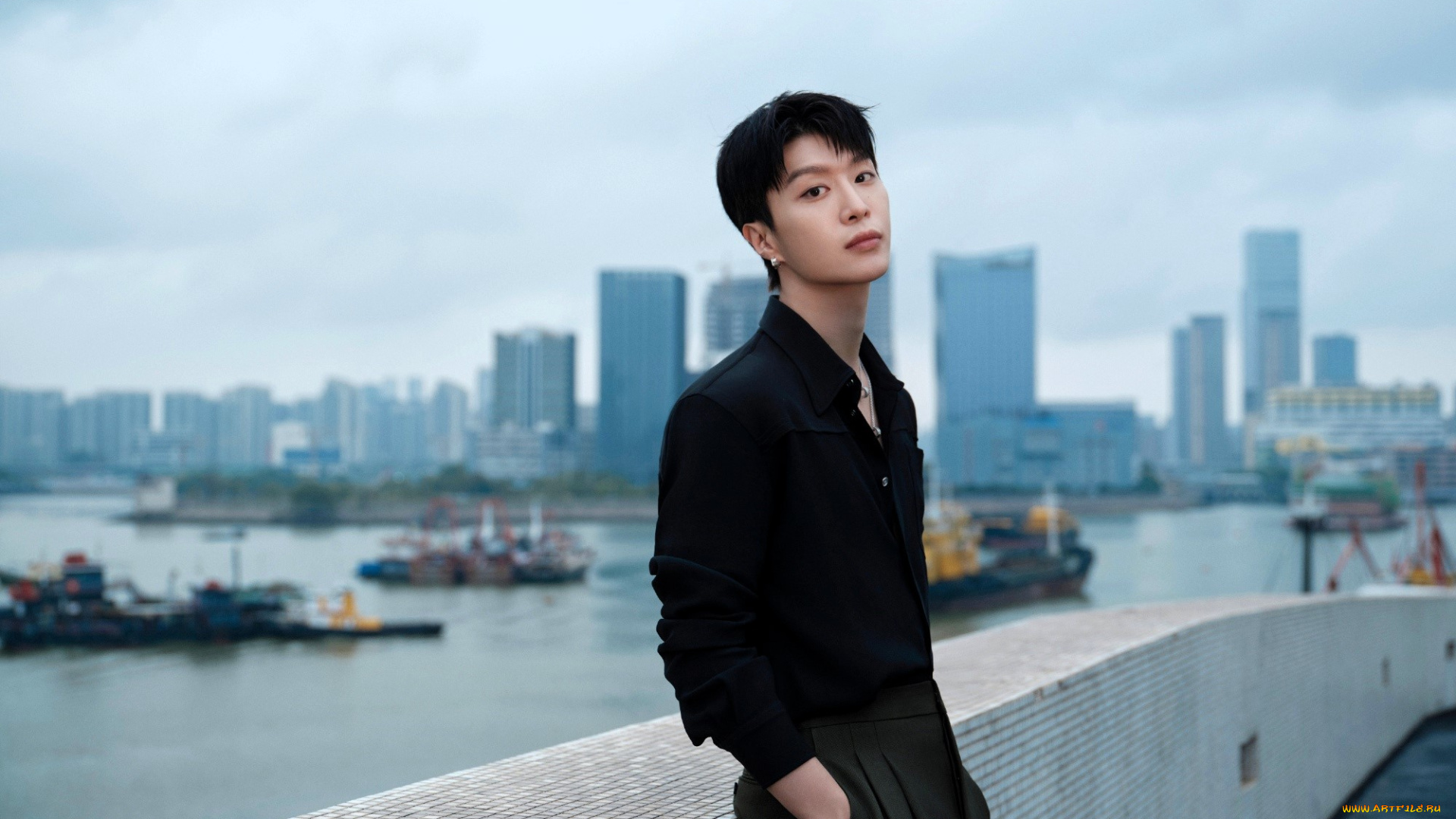 fan, chengcheng, мужчины, -unsort, актер, рубашка, город, река, корабли