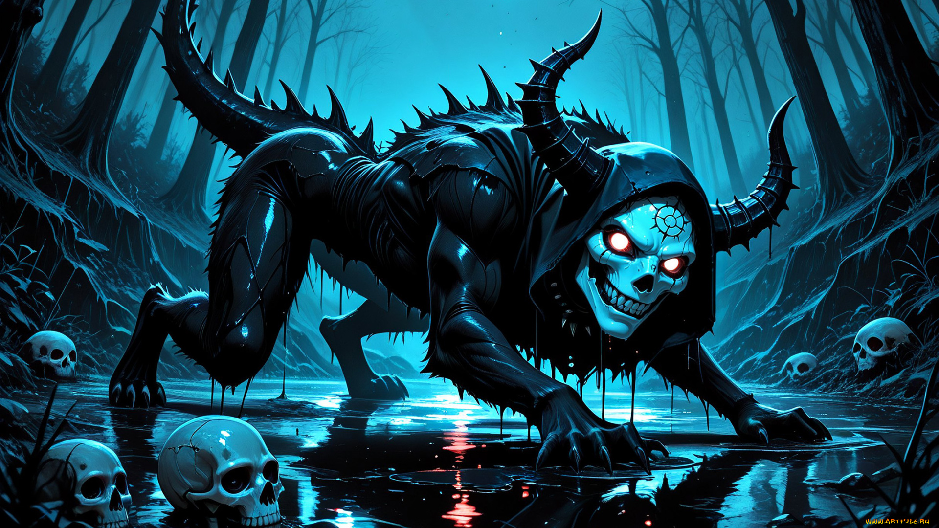 фэнтези, демоны, нейросети, графика, нейроарт, ai, art, нейронные, сети, рисунки, нейро, искусство, нейрографика, graphics, neuroart, neural, networks, drawings, neuro, neurography