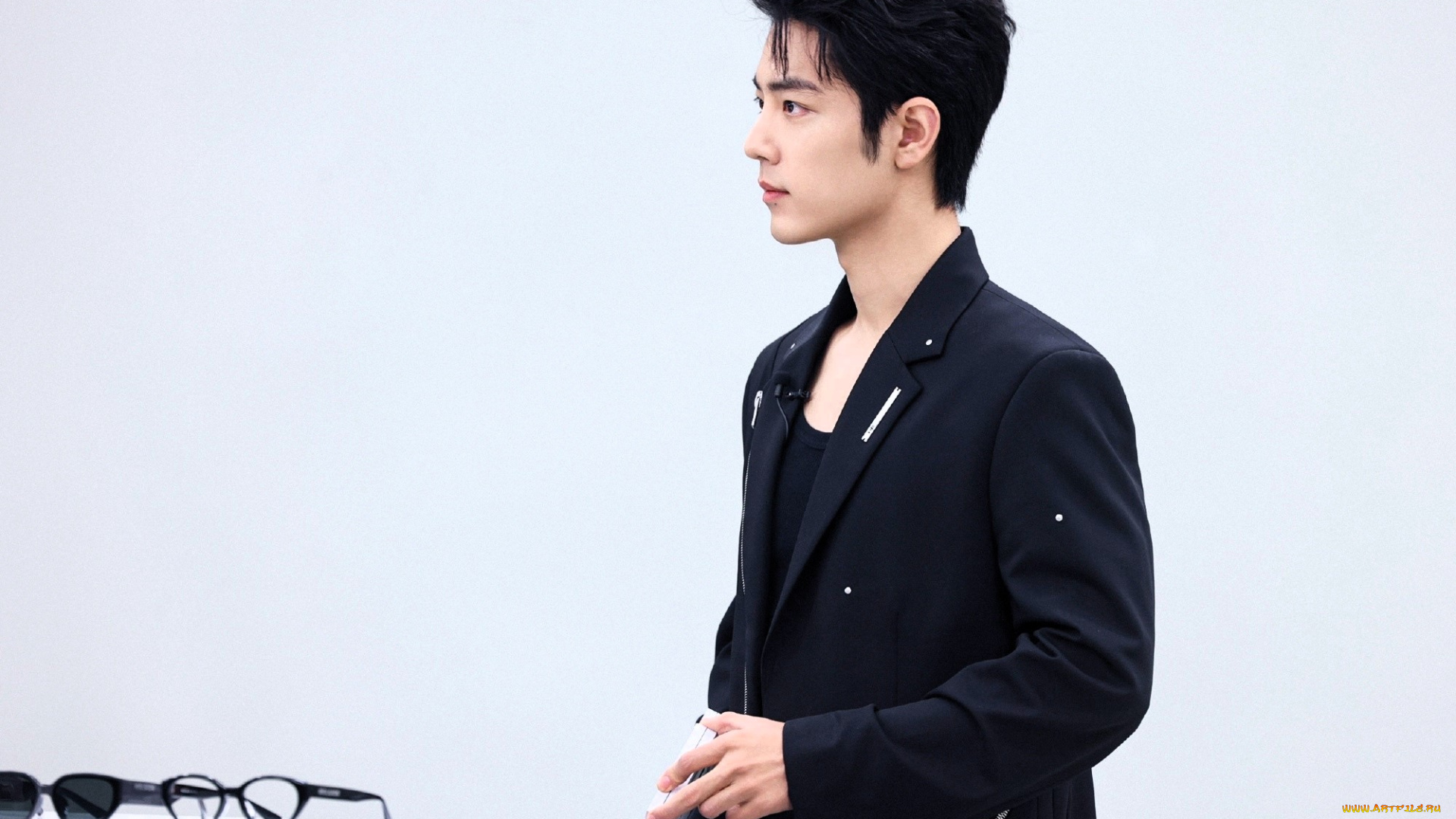 мужчины, xiao, zhan, актер, пиджак, очки