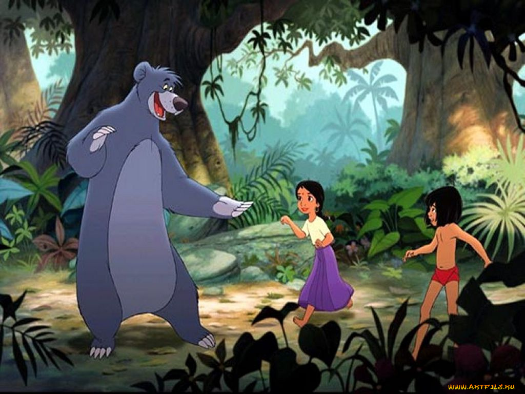 мультфильмы, the, jungle, book