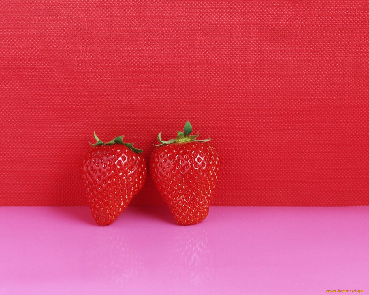 еда, клубника, земляника