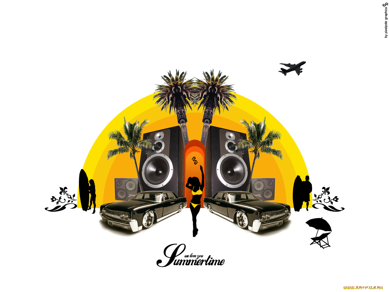 we, love, you, summertime, разное