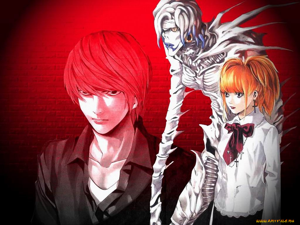 dn52, аниме, death, note