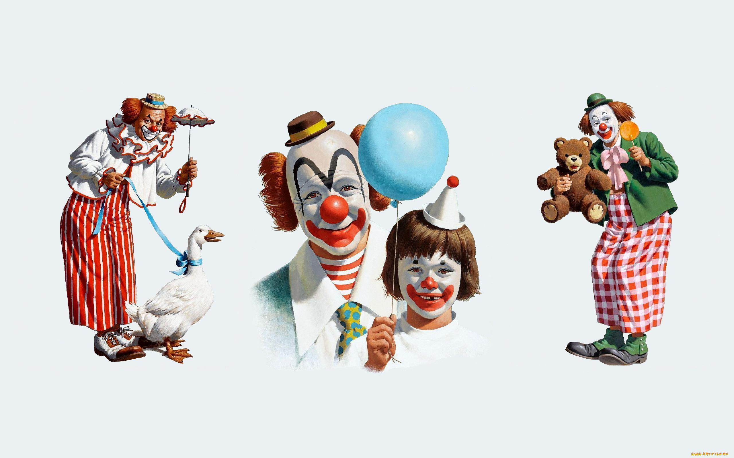 arthur, saron, sarnoff, рисованные, клоуны, праздник