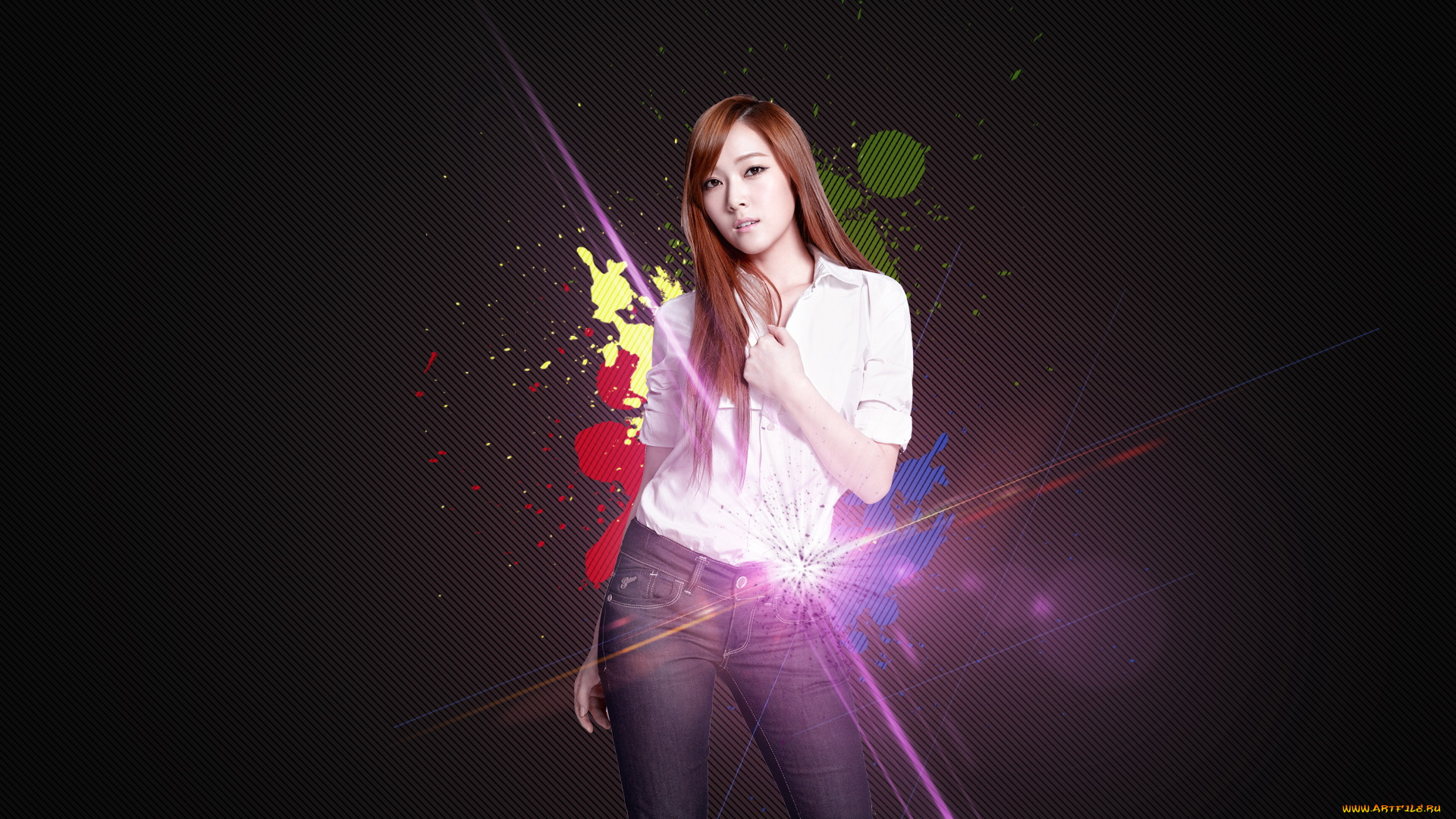 Jessica, Jung, девушки, графика, взгляд