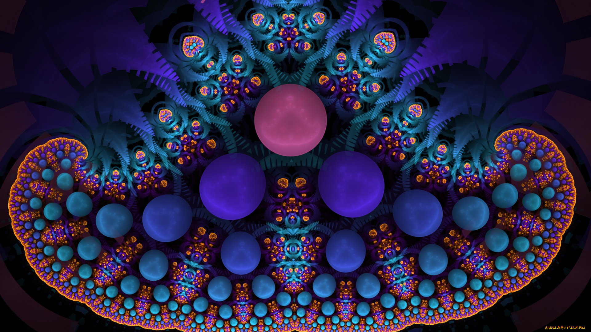 3д, графика, fractal, фракталы, цвета, узор, фон