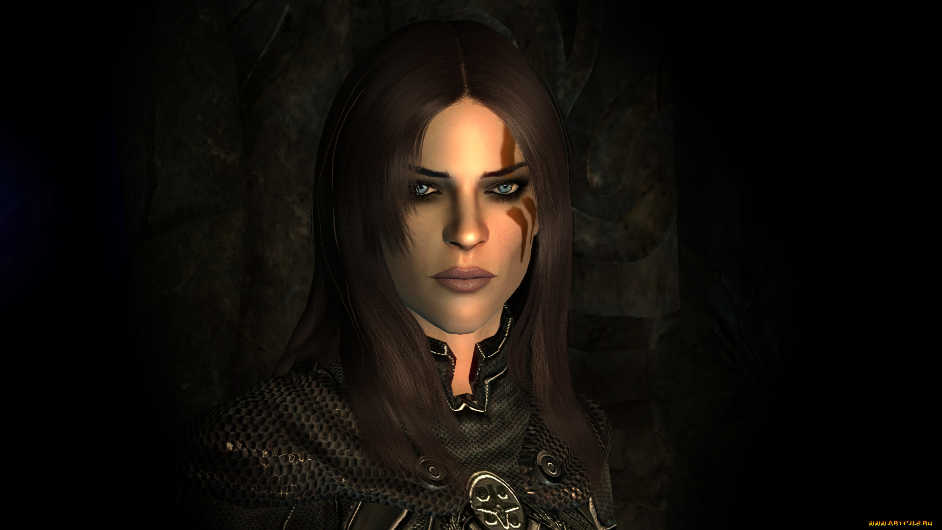 3д, графика, portraits, портрет, взгляд, девушка