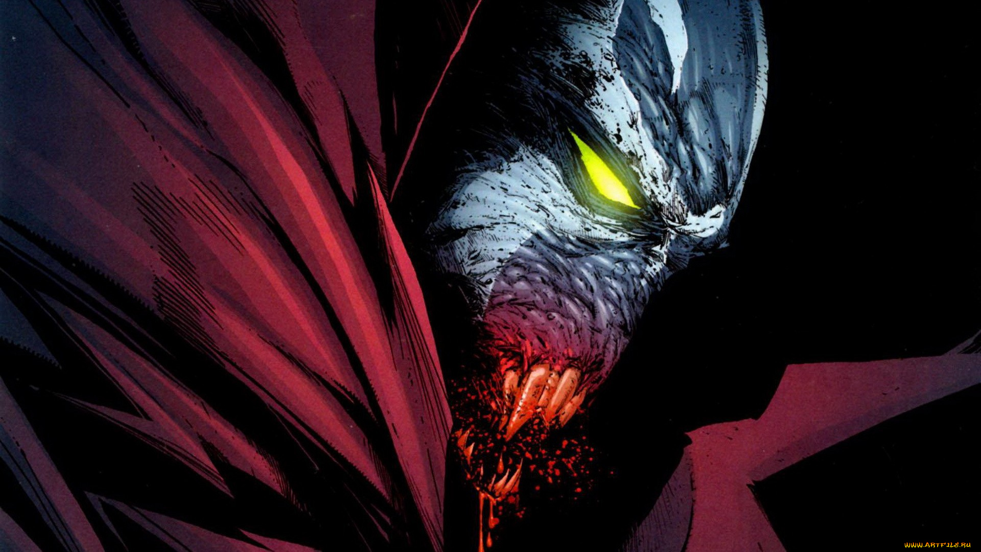 рисованные, комиксы, монстр, адский, спаун, spawn, демон