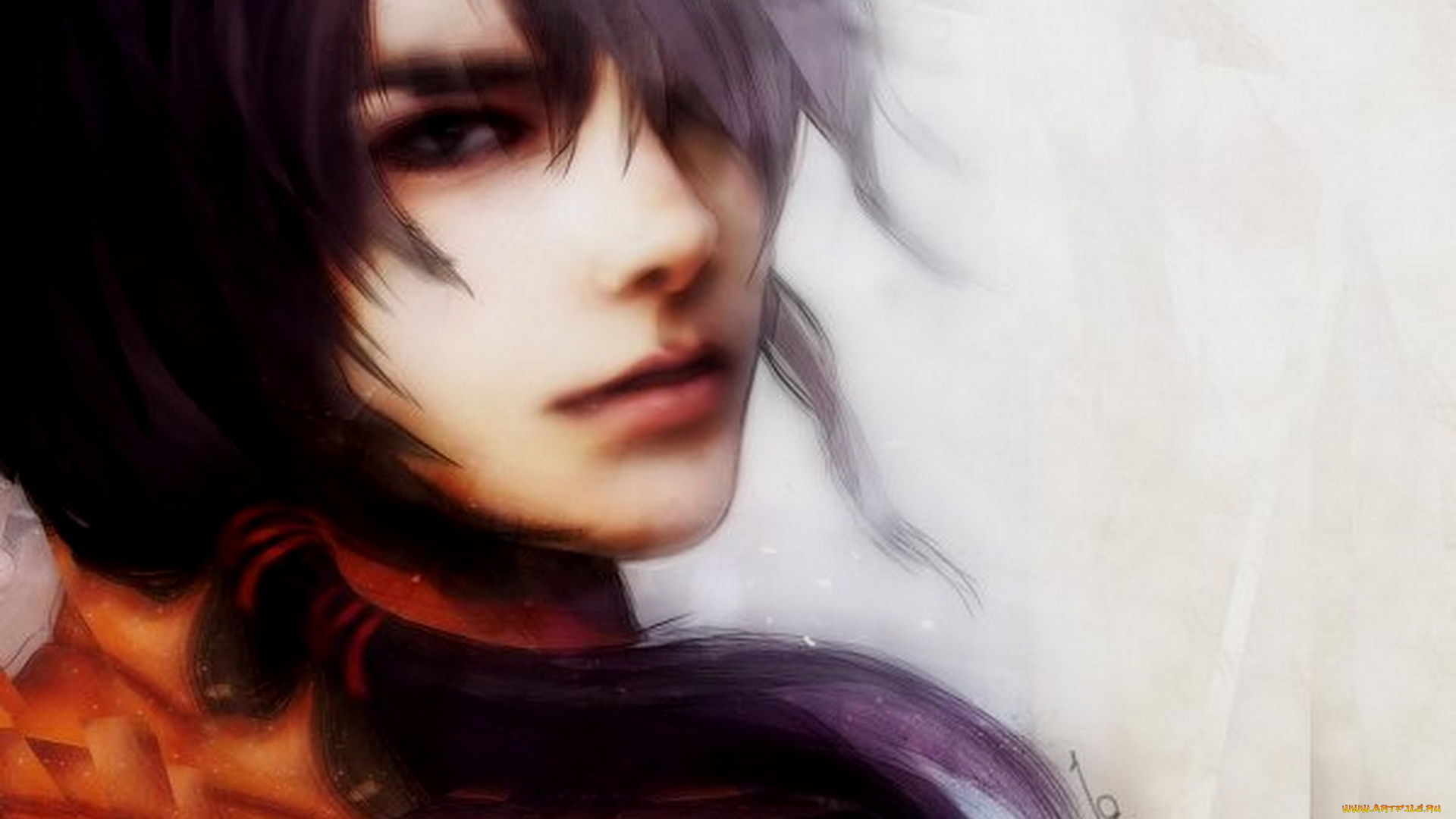 рисованные, люди, парень