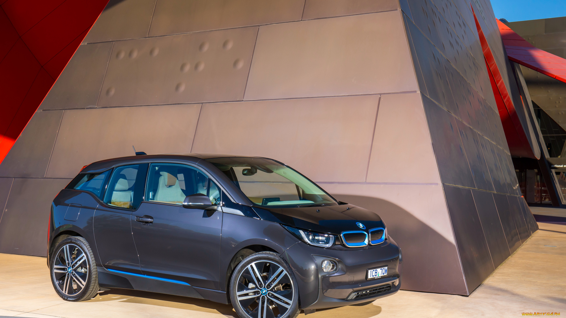 автомобили, bmw, i3, au-spec, i01, 2014г, синий