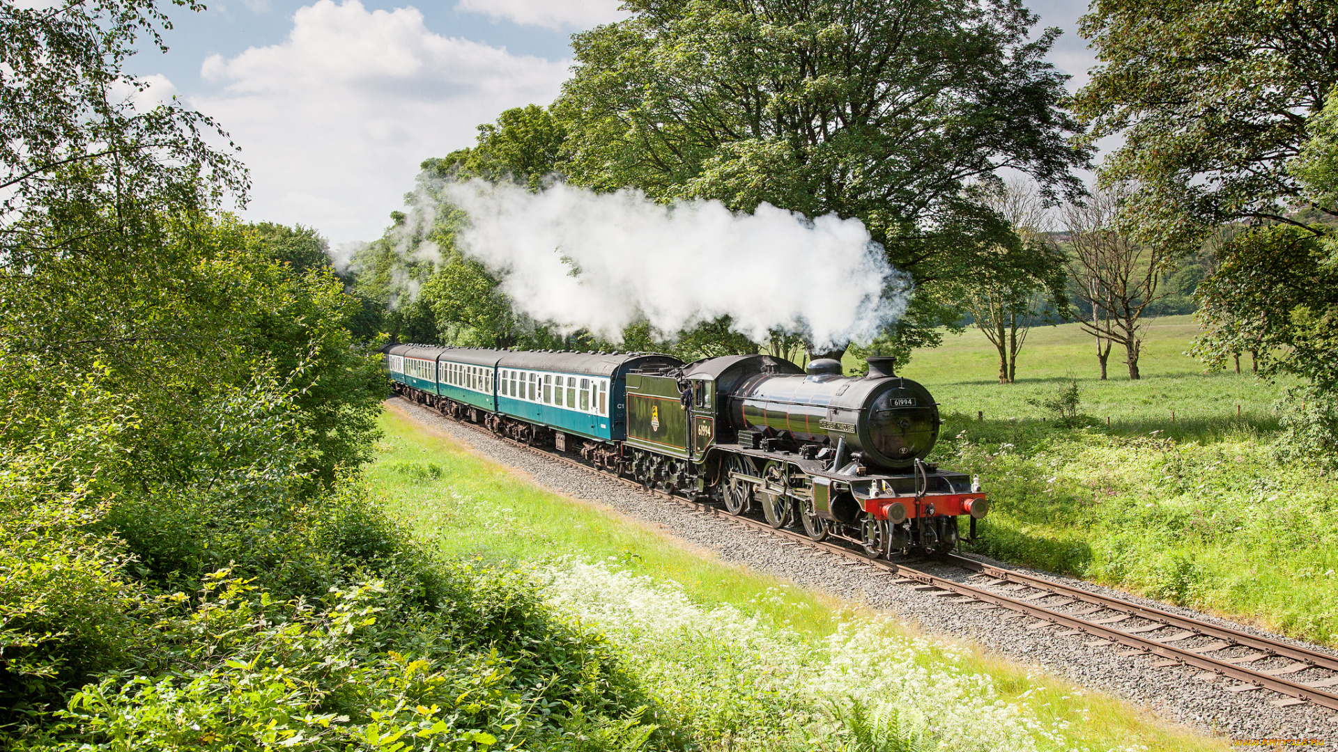 техника, паровозы, дорога, паровоз, железная