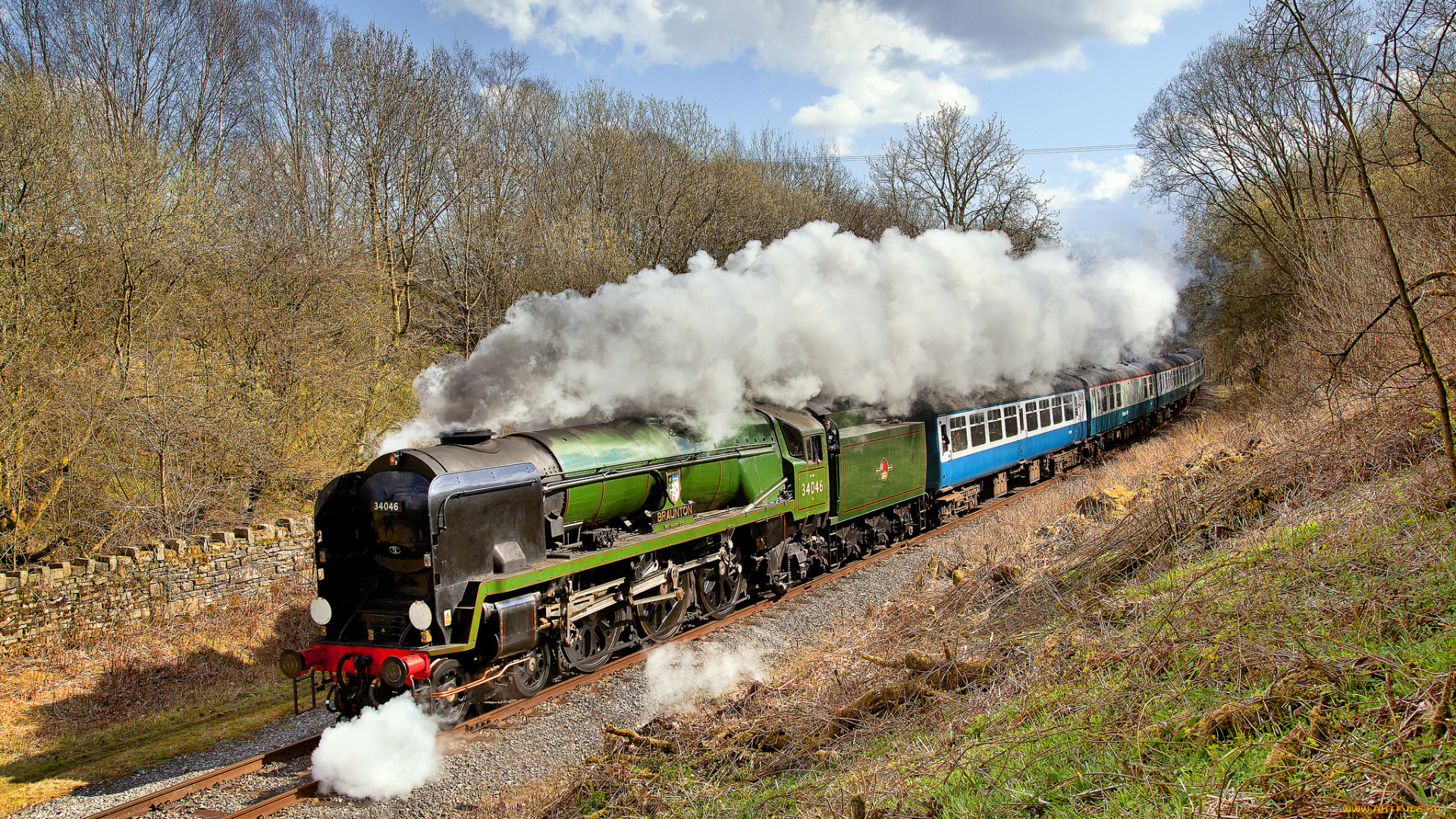 техника, паровозы, паровоз, дорога, железная