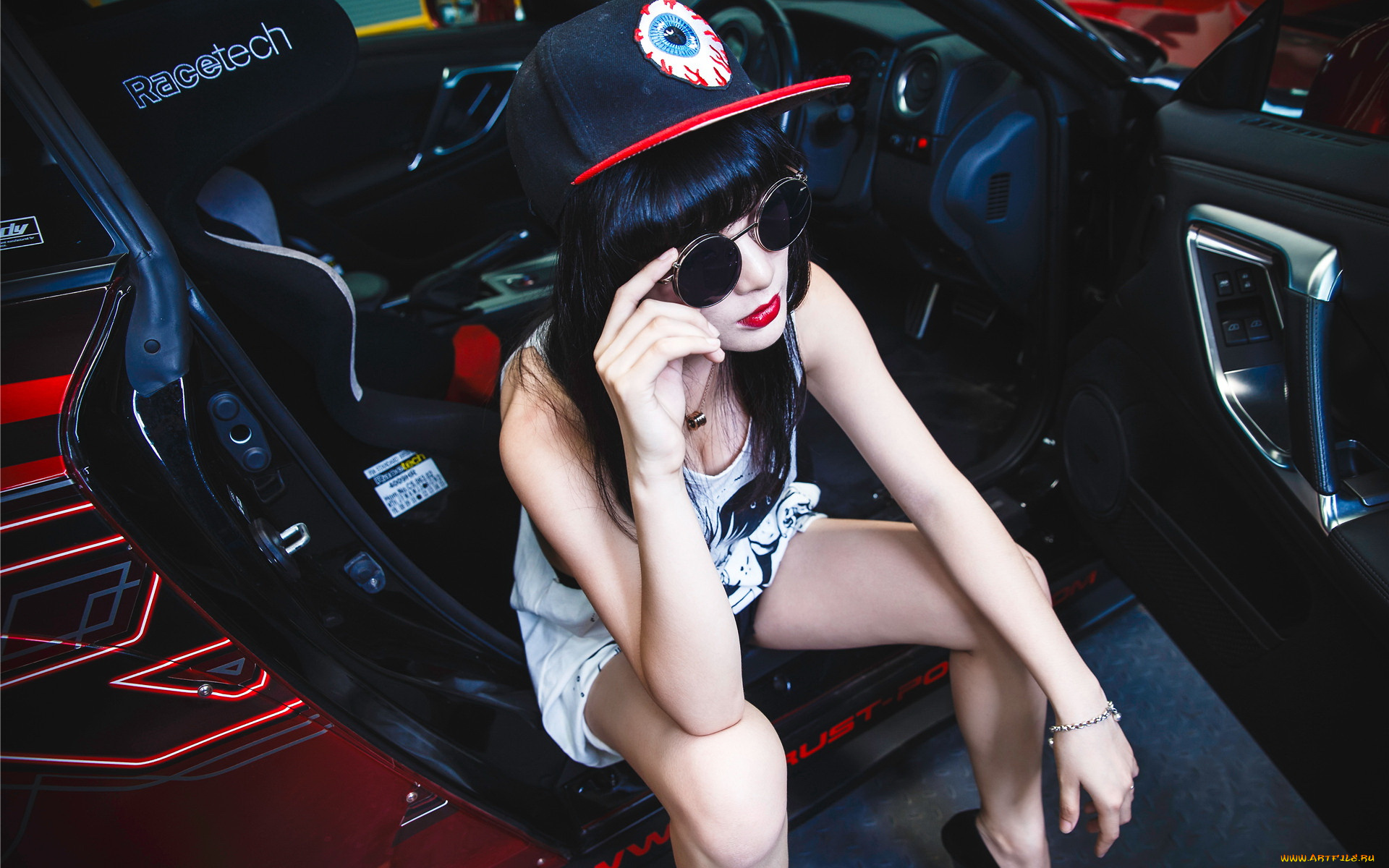 автомобили, -авто, с, девушками, девушка, взгляд, автомобиль