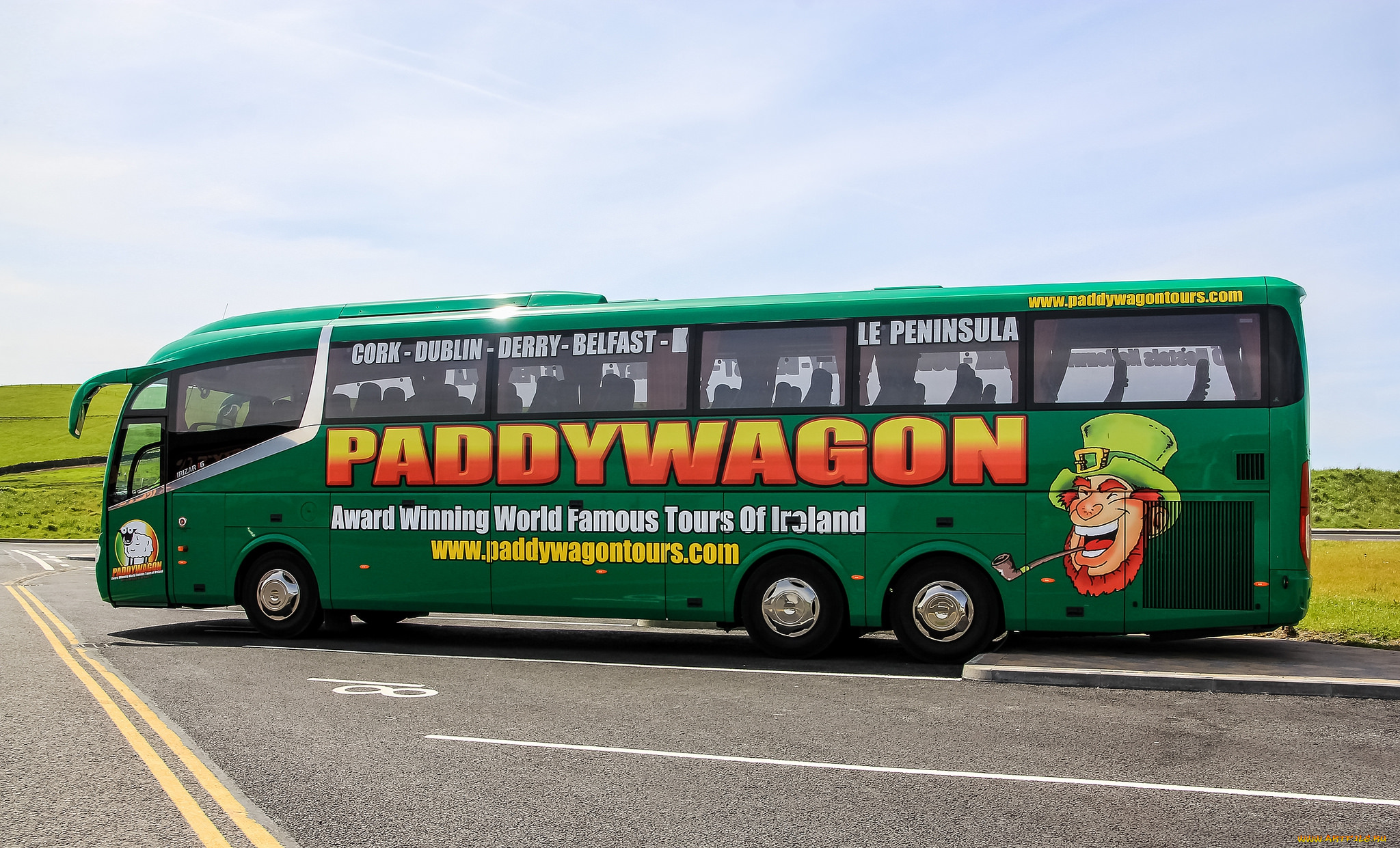 автомобили, автобусы, автобус, туристический