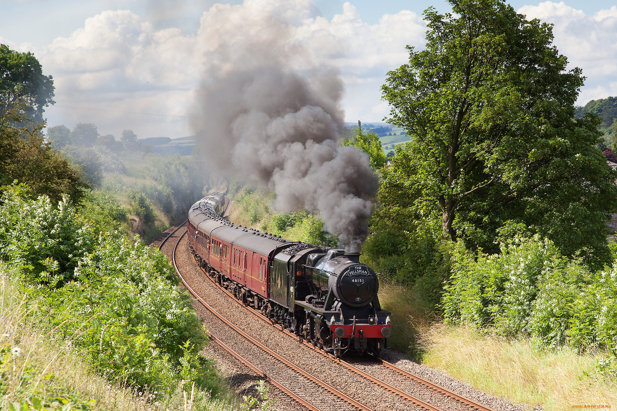 техника, паровозы, железная, паровоз, дорога