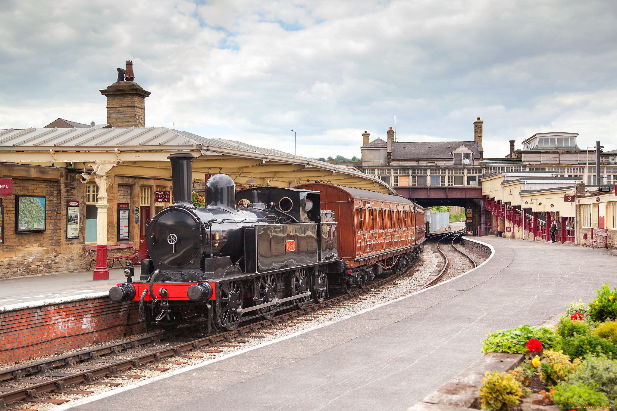 техника, паровозы, дорога, железная, паровоз