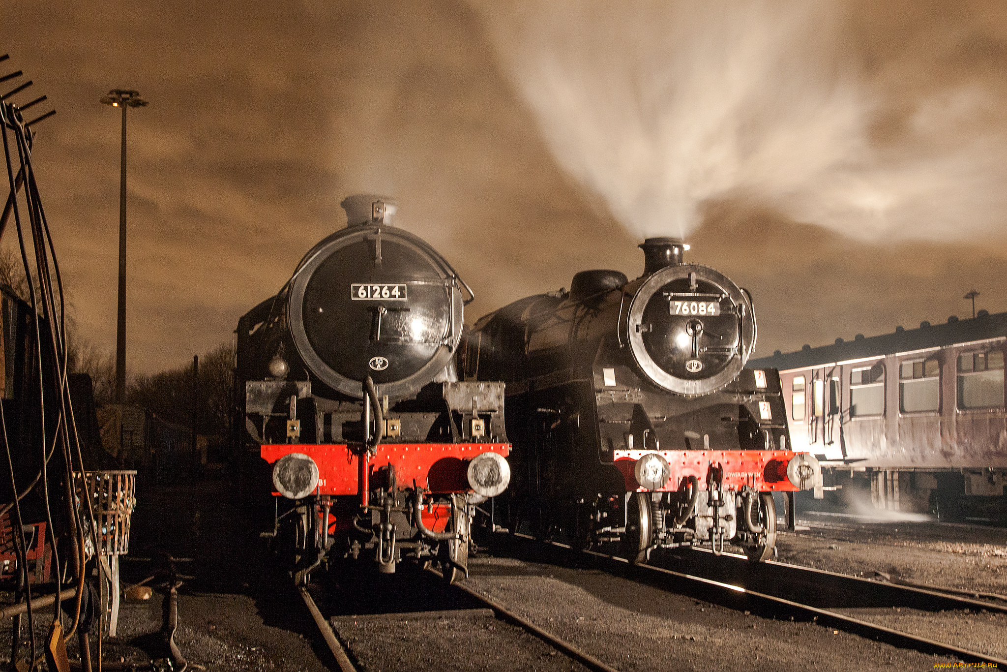 техника, паровозы, дорога, железная, паровоз