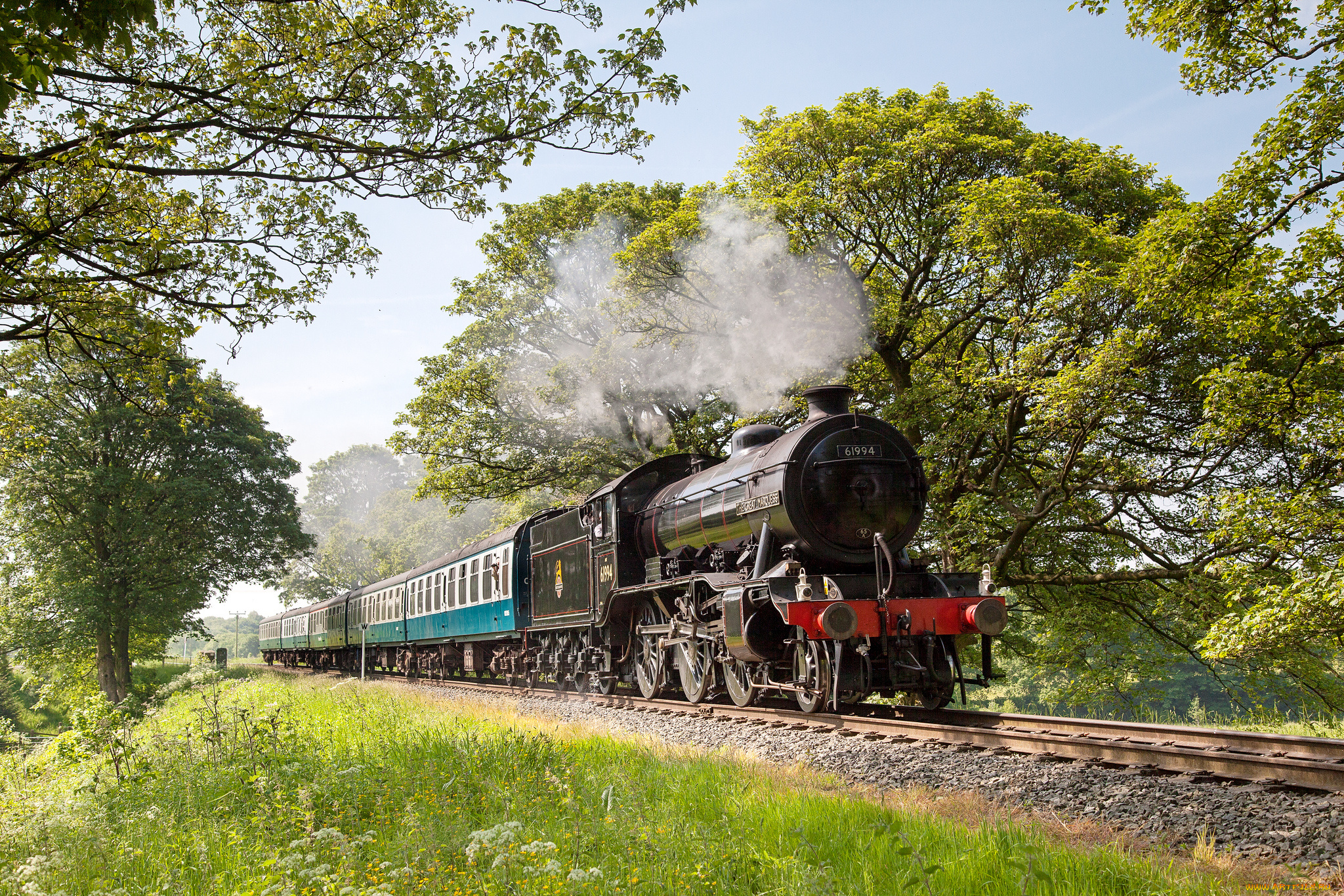 техника, паровозы, паровоз, дорога, железная