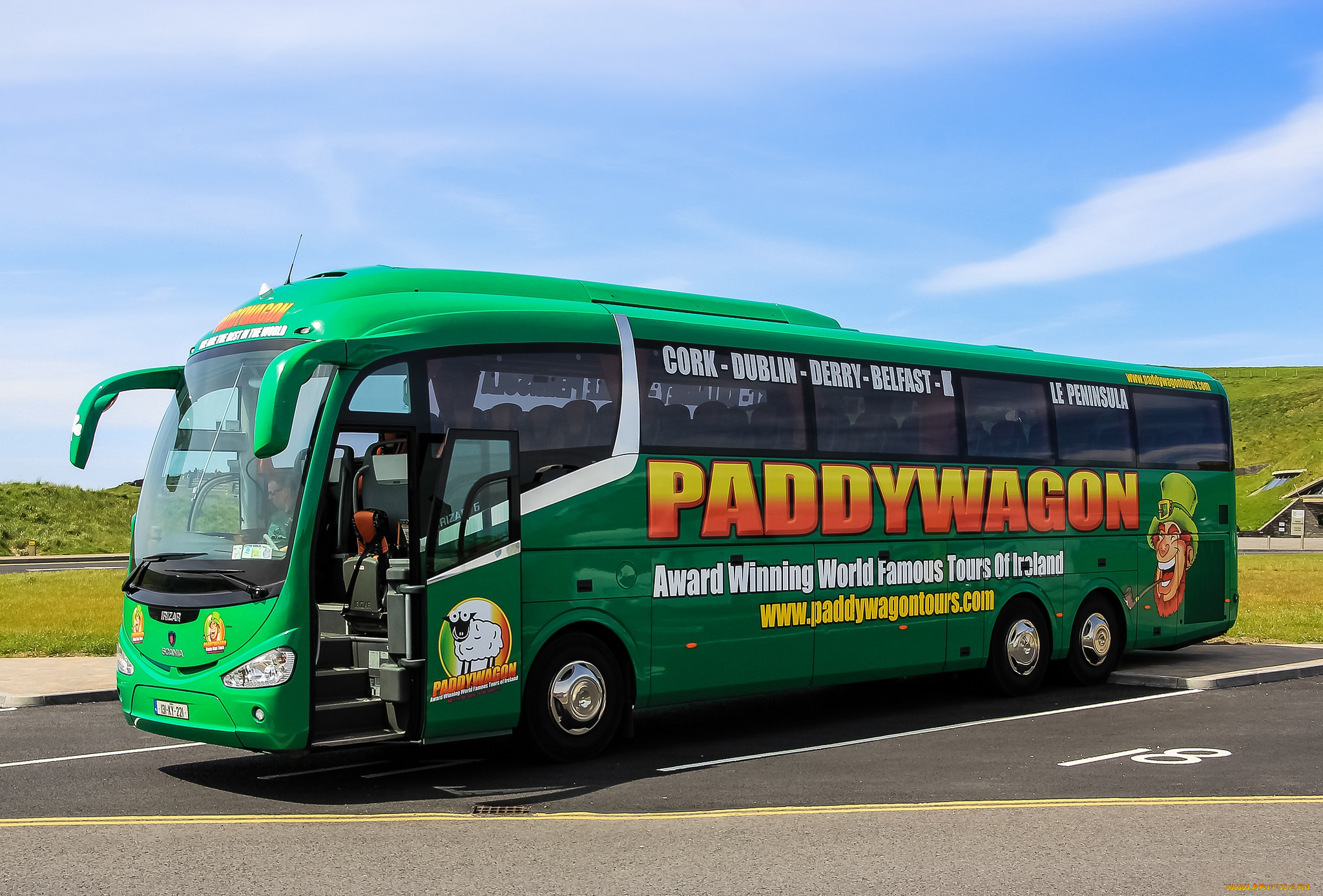 автомобили, автобусы, автобус, туристический