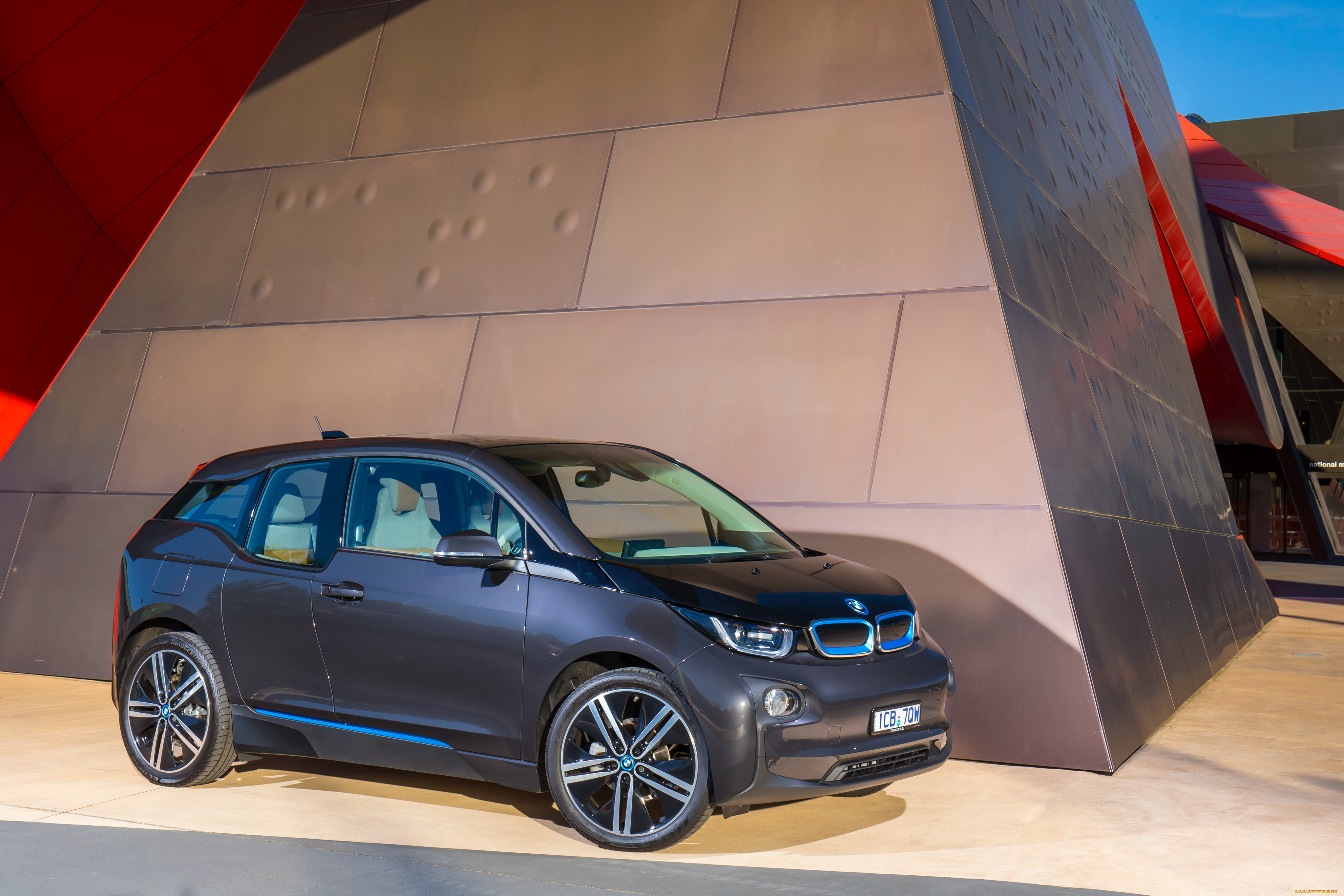 автомобили, bmw, i3, au-spec, i01, 2014г, синий