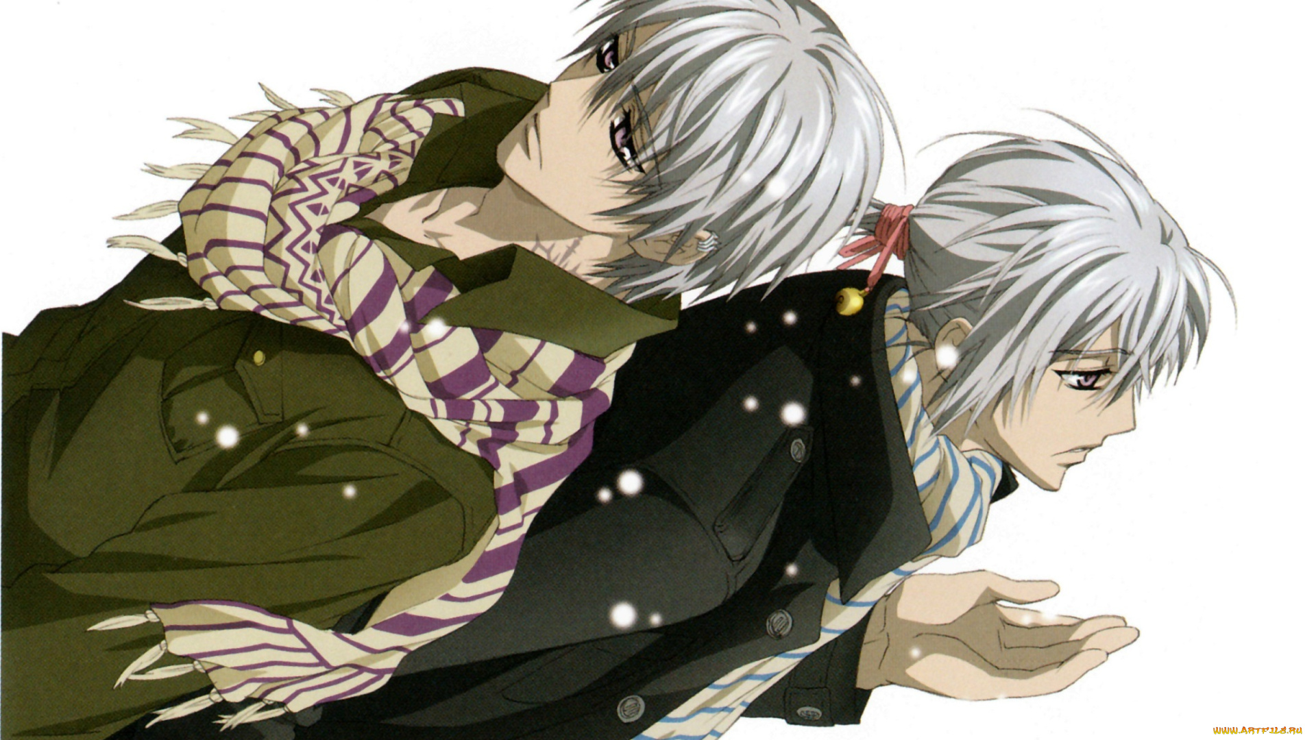 аниме, vampire, knight, братья, близнецы, ichiru, kiryu, art, matsuri, hino, vampire, knight, рыцарь-вампир, zero