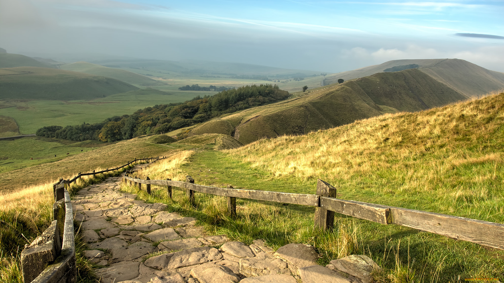 природа, дороги, тракт, равнина