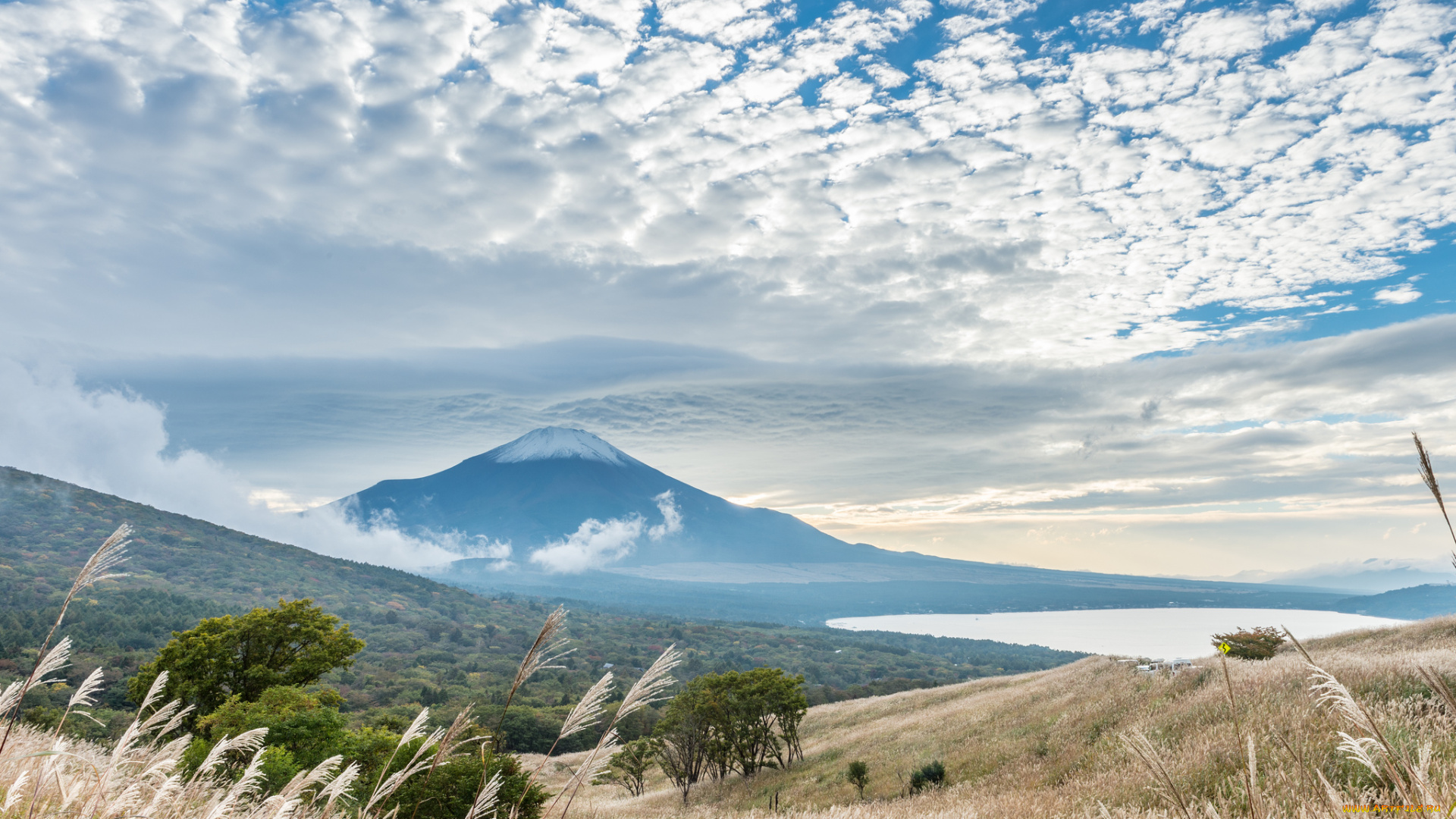 природа, пейзажи, облака, небо, утро, гора