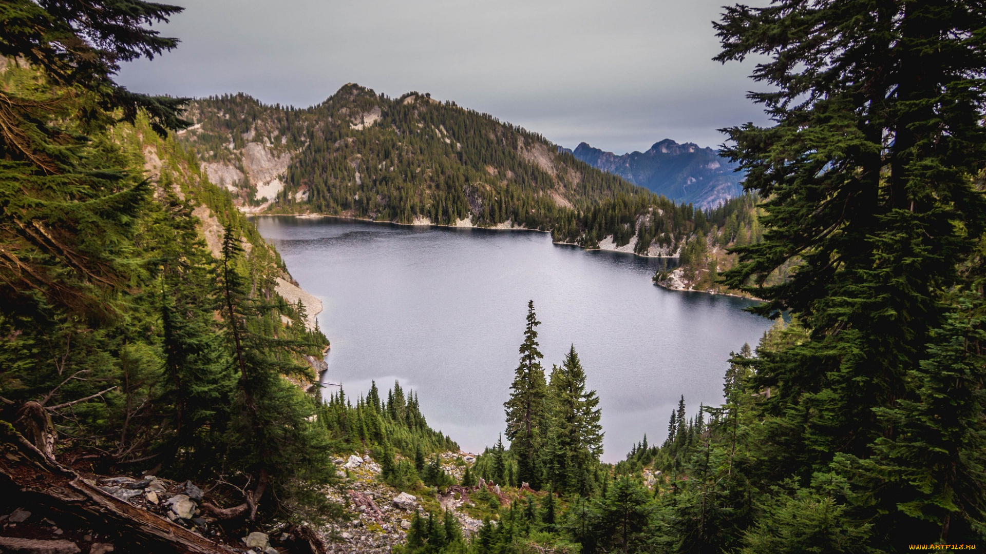 природа, реки, озера, лес, горы, озеро