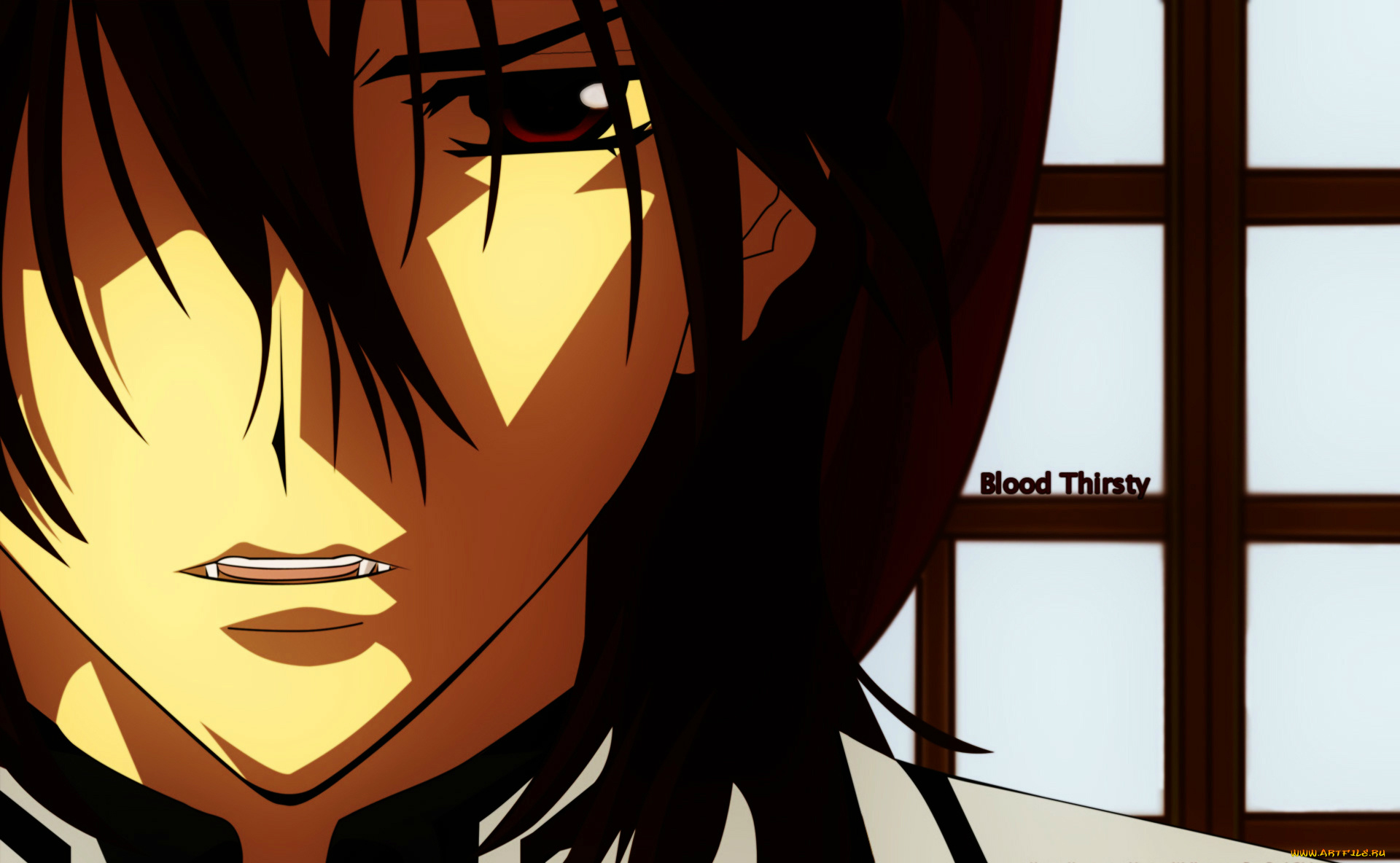 аниме, vampire, knight, matsuri, hino, art, клыки, чистокровный, вампир, kuran, kaname, vampire, knight